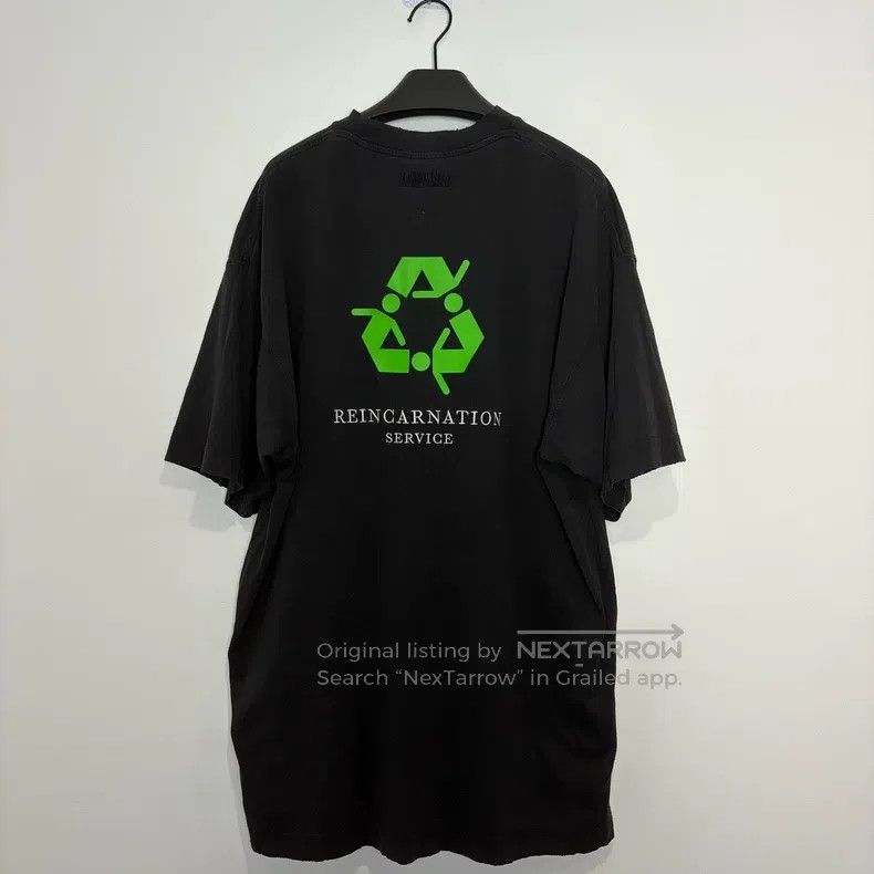 Vetements Vetements WTAPS Lazy Slogan Washed Black Short Sleeve T-Sh Size US XS / EU 42 / 0 - 2 Thumbnail