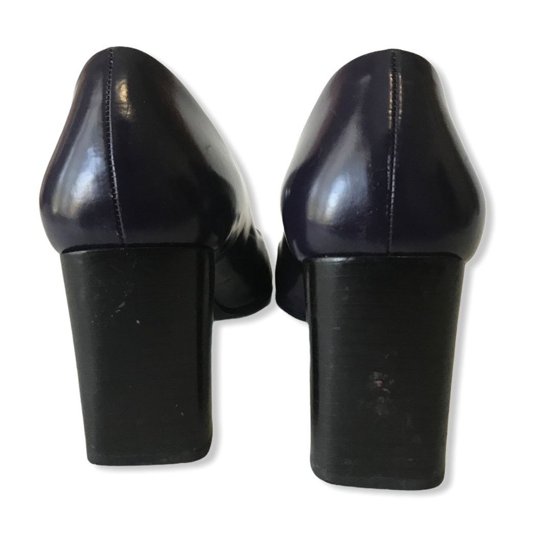 Prada Vintage Prada Pumps Purple Square Toe Block Heel Size 6.5 Size US 6.5 / IT 36.5 - 6 Thumbnail