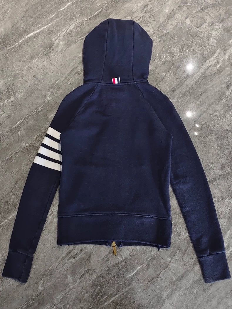 Thom Browne Thom Browne Tie-down hoodie jacket Size US S / EU 44-46 / 1 - 2 Thumbnail