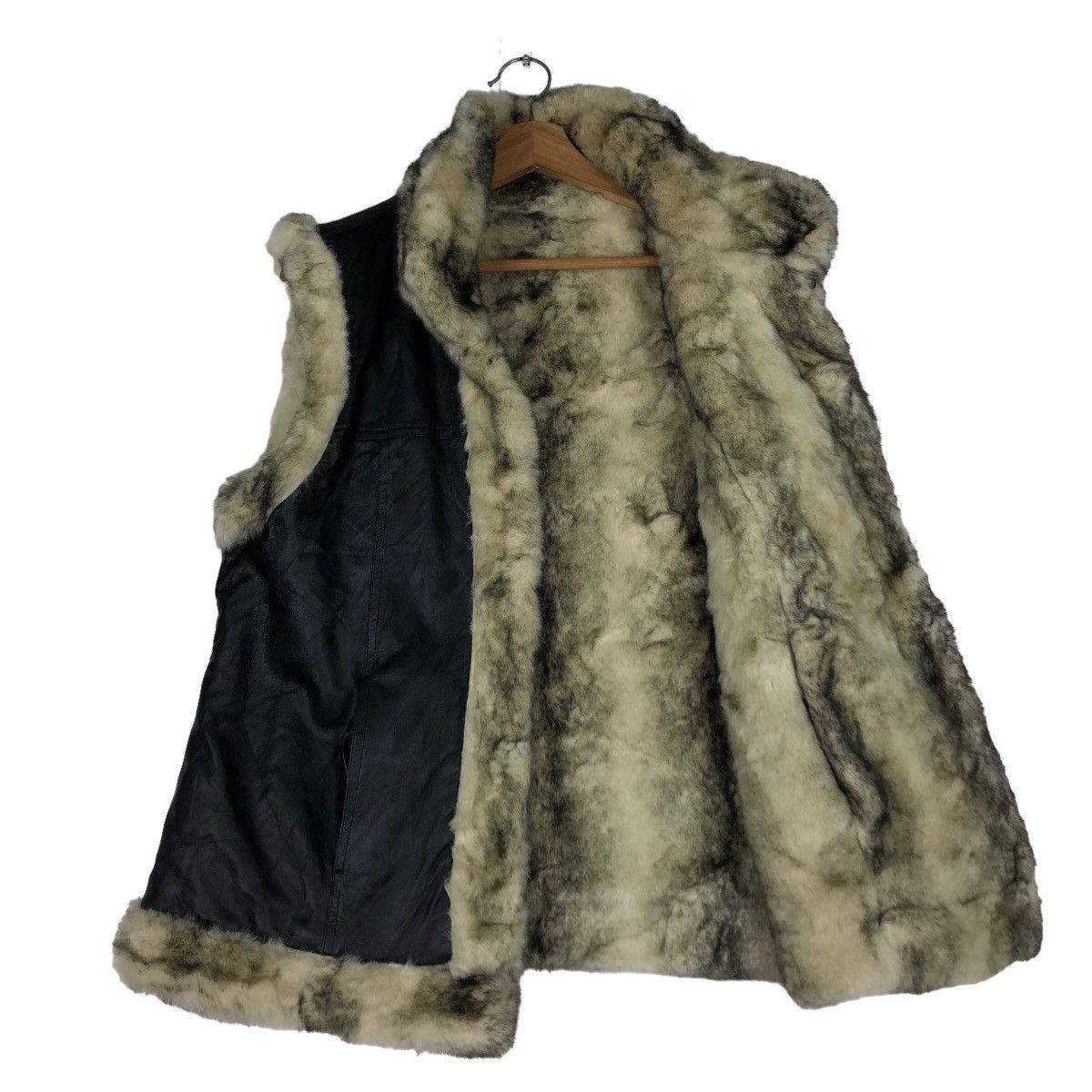 Japanese Brand 🔥Issey Miyake Design Vest Tank Top Mink Fur Lining Size US M / EU 48-50 / 2 - 10 Thumbnail