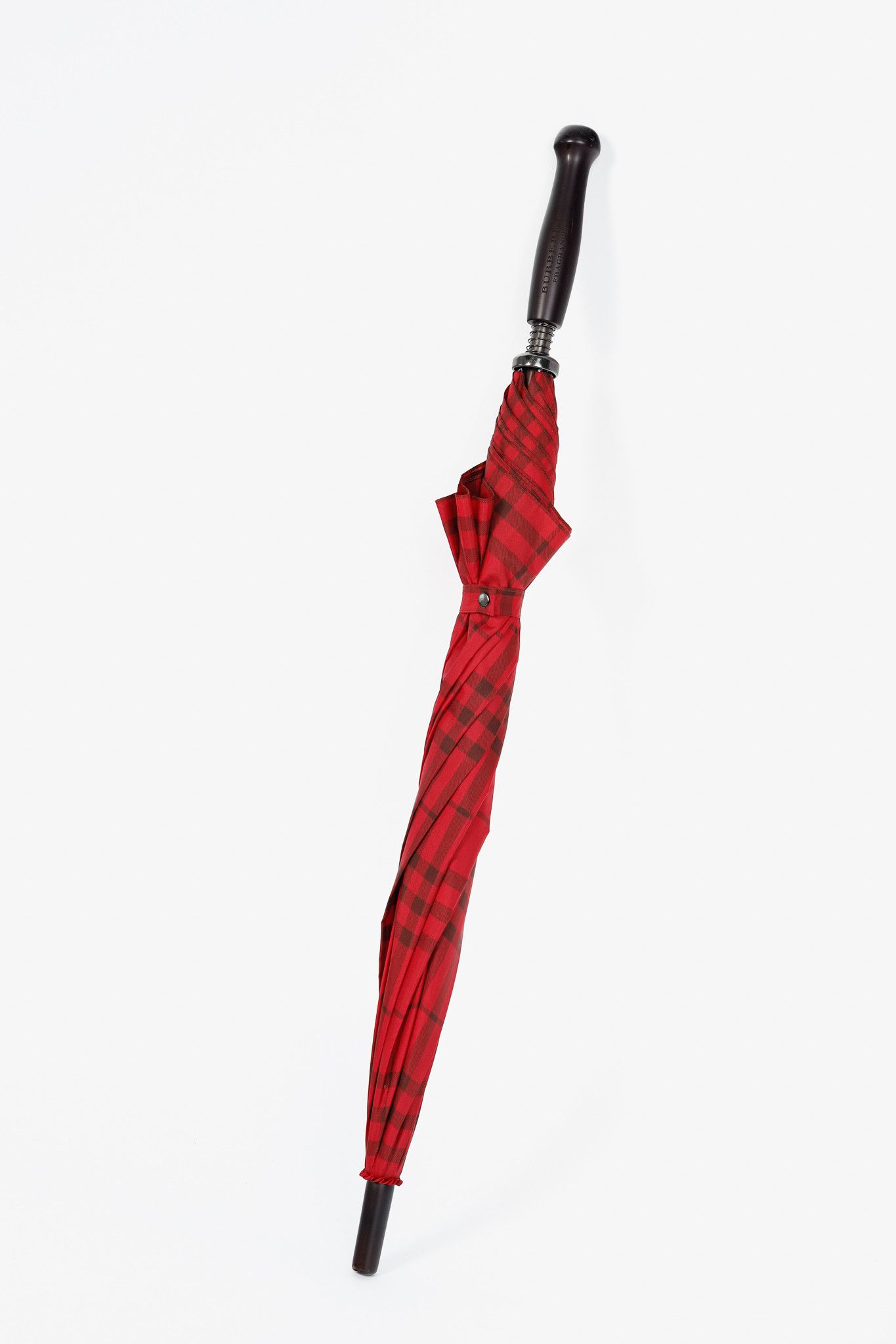 Burberry Burberry Red & Black Check Umbrella Size ONE SIZE - 3 Thumbnail