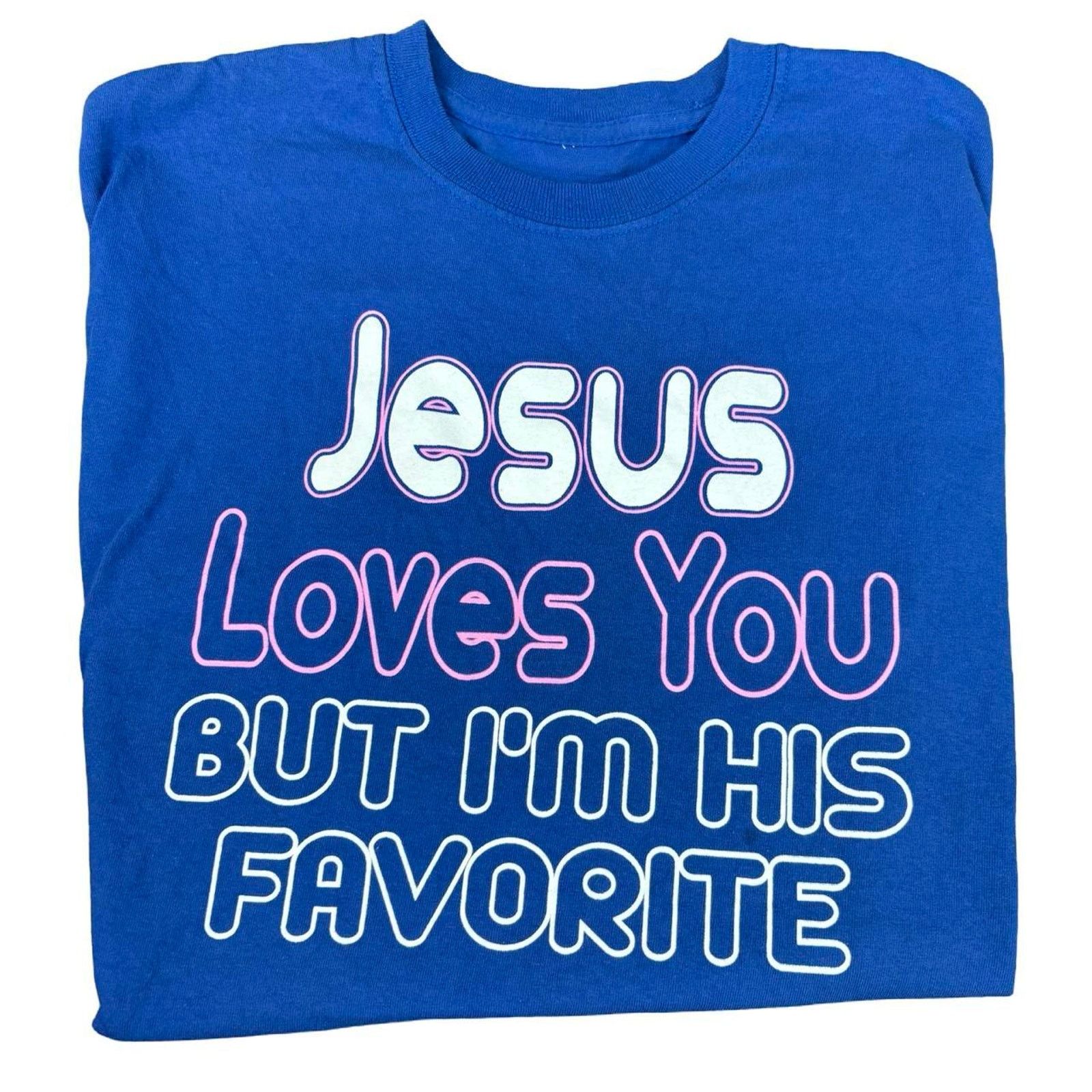Japanese Brand × Vintage Y2K Jesus Cropped T-shirt Size US M / EU 48-50 / 2 - 1 Thumbnail
