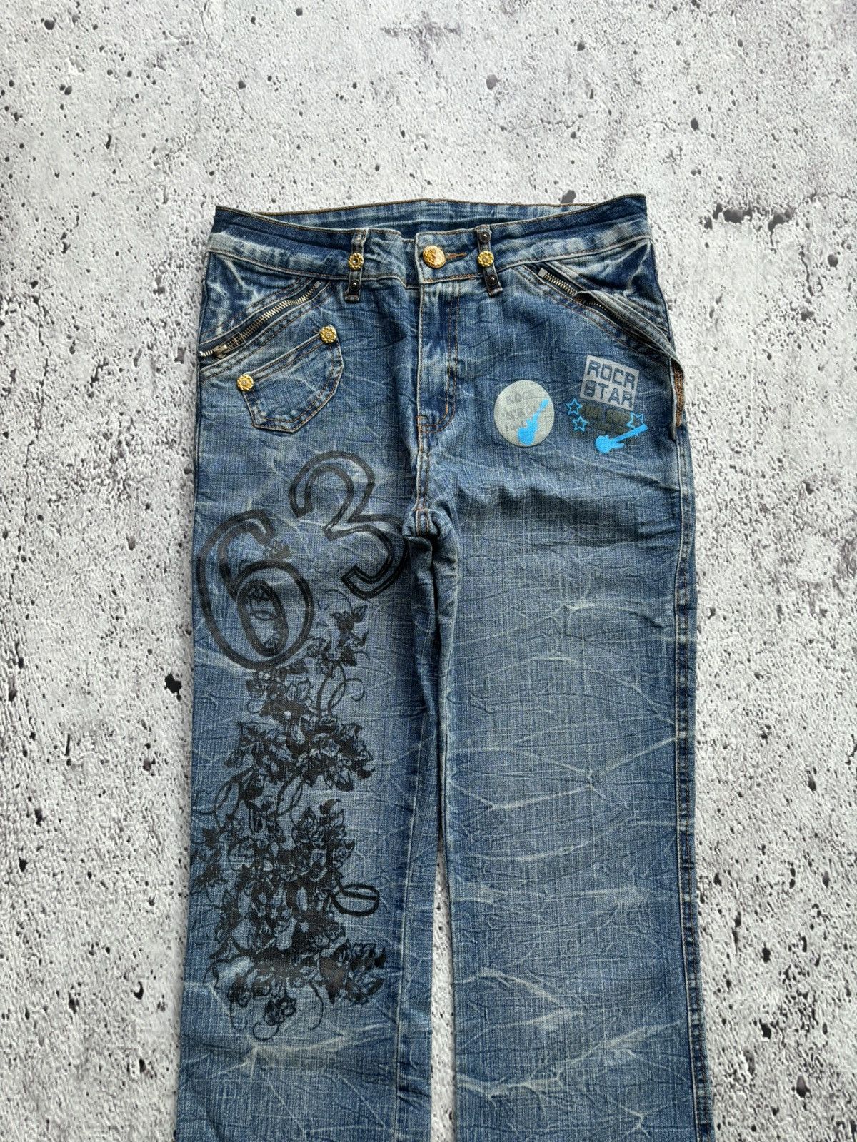 Hysteric Glamour Y2k Rock star Ifsixwasnine Punk style jeans Size US 29 - 5 Thumbnail