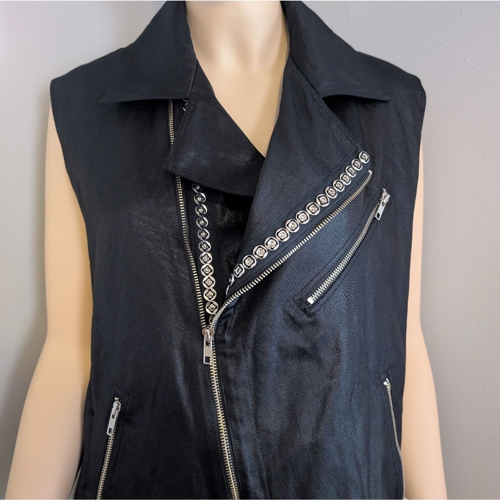 Ann Demeulemeester Vintage Ann Demeulemeester Vest Snaps + Zip Sides 38 EU 6 US Size S / US 4 / IT 40 - 8 Thumbnail
