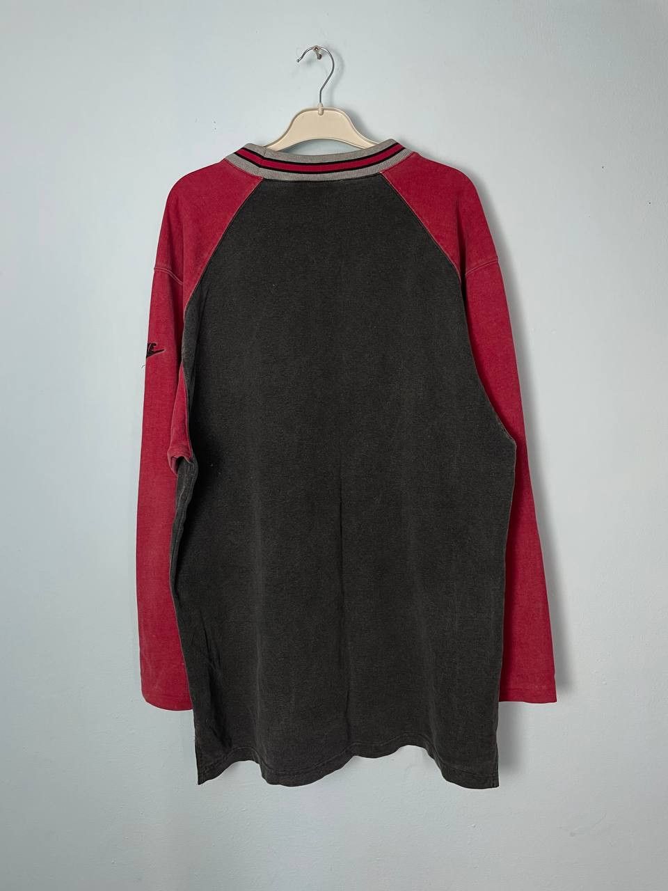 90's Nike Basketball Sweatshirt Grey/Burgundy