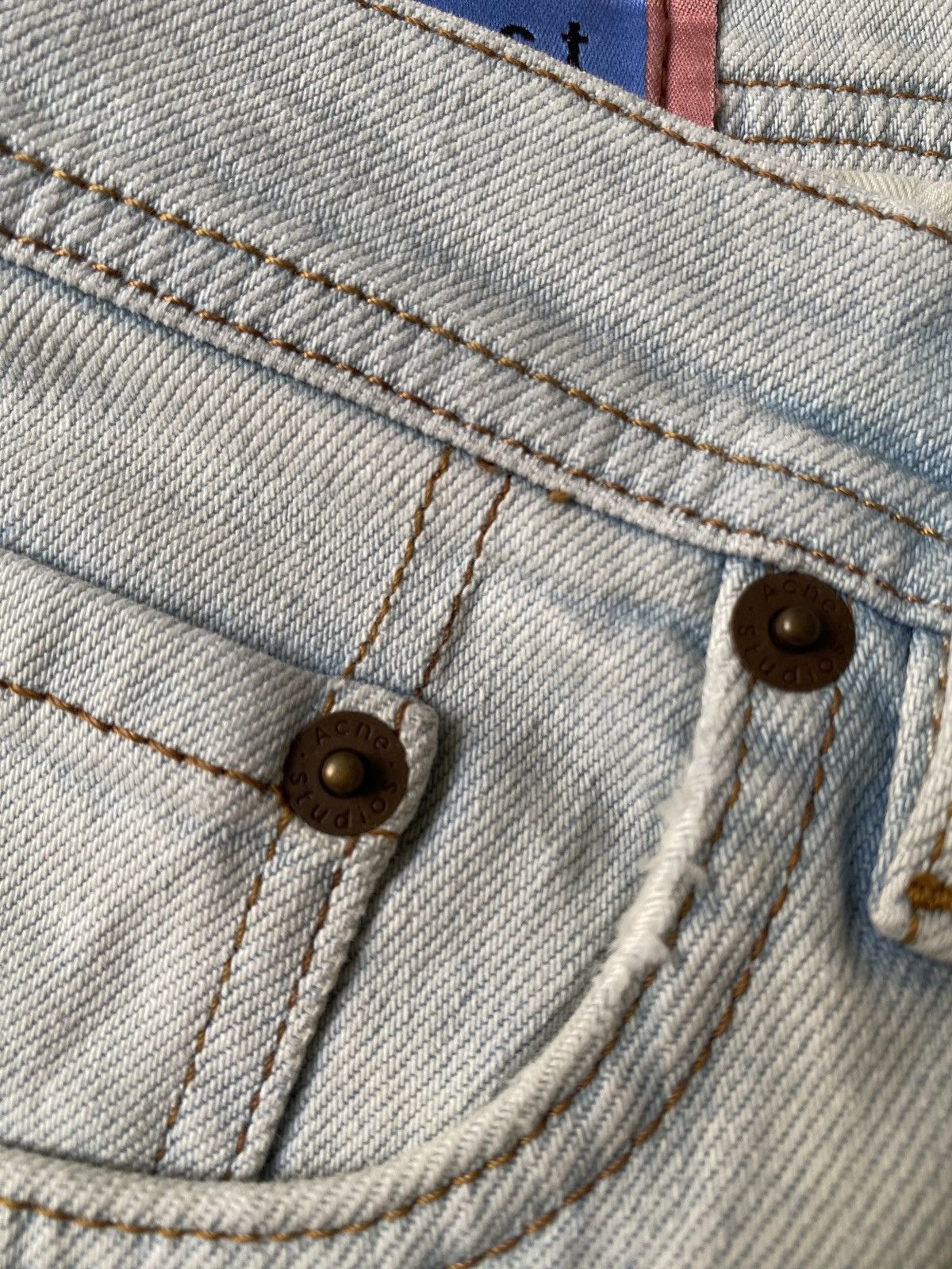 Acne Studios Acne Studios Floragatan Stockholm Light Wash Denim Size US 29 - 17 Thumbnail