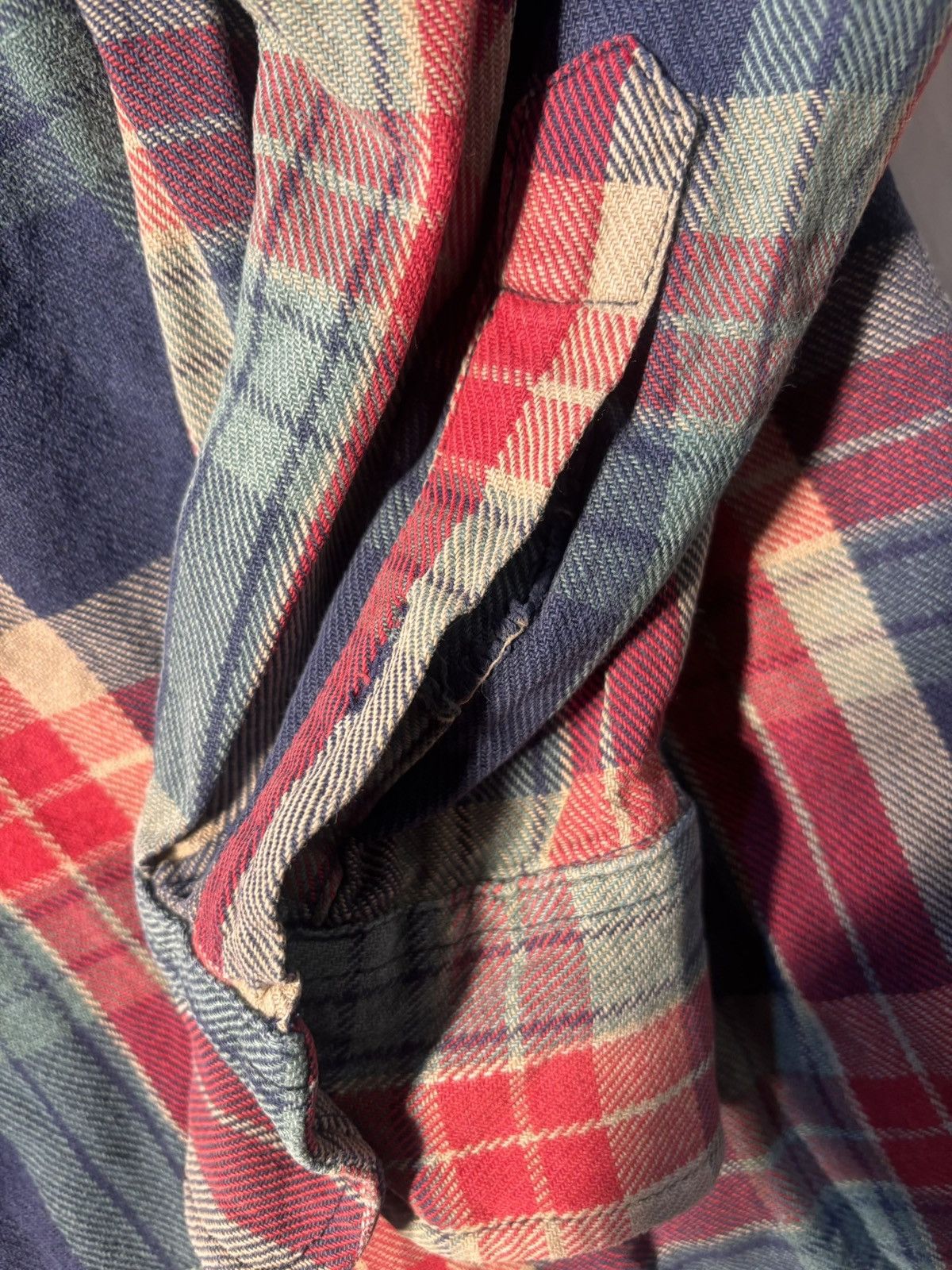 Vintage Vtg North Crest Button Up Plaid Flannel 90s Sz Large Western Size US L / EU 52-54 / 3 - 3 Thumbnail