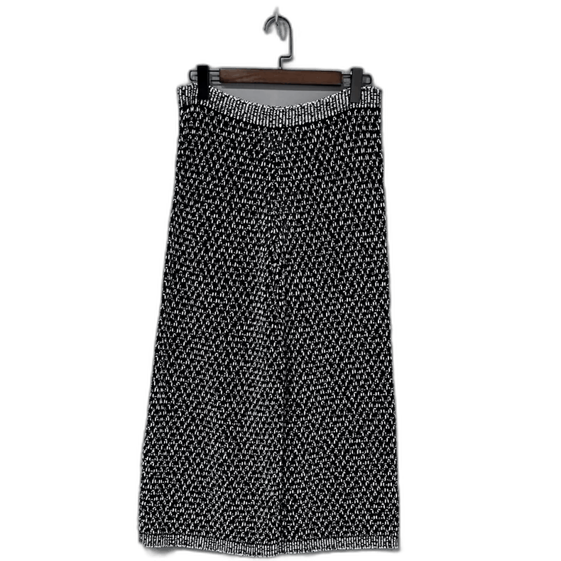 Chanel Chanel Black Wide-Leg Trousers Size 39" - 1 Thumbnail