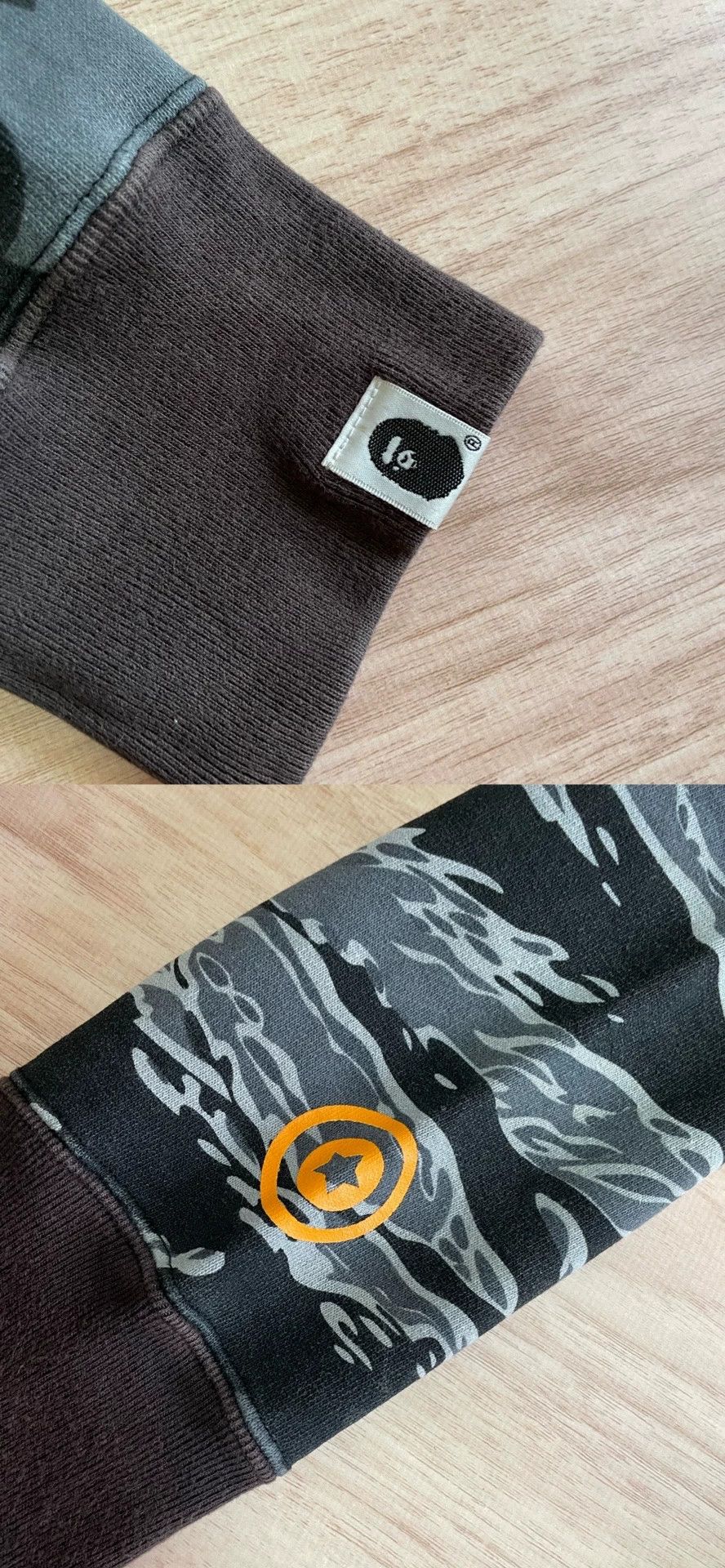 Bape BAPE x Undefeated Shark Tiger Camo Black Hoodie M Size US M / EU 48-50 / 2 - 7 Thumbnail