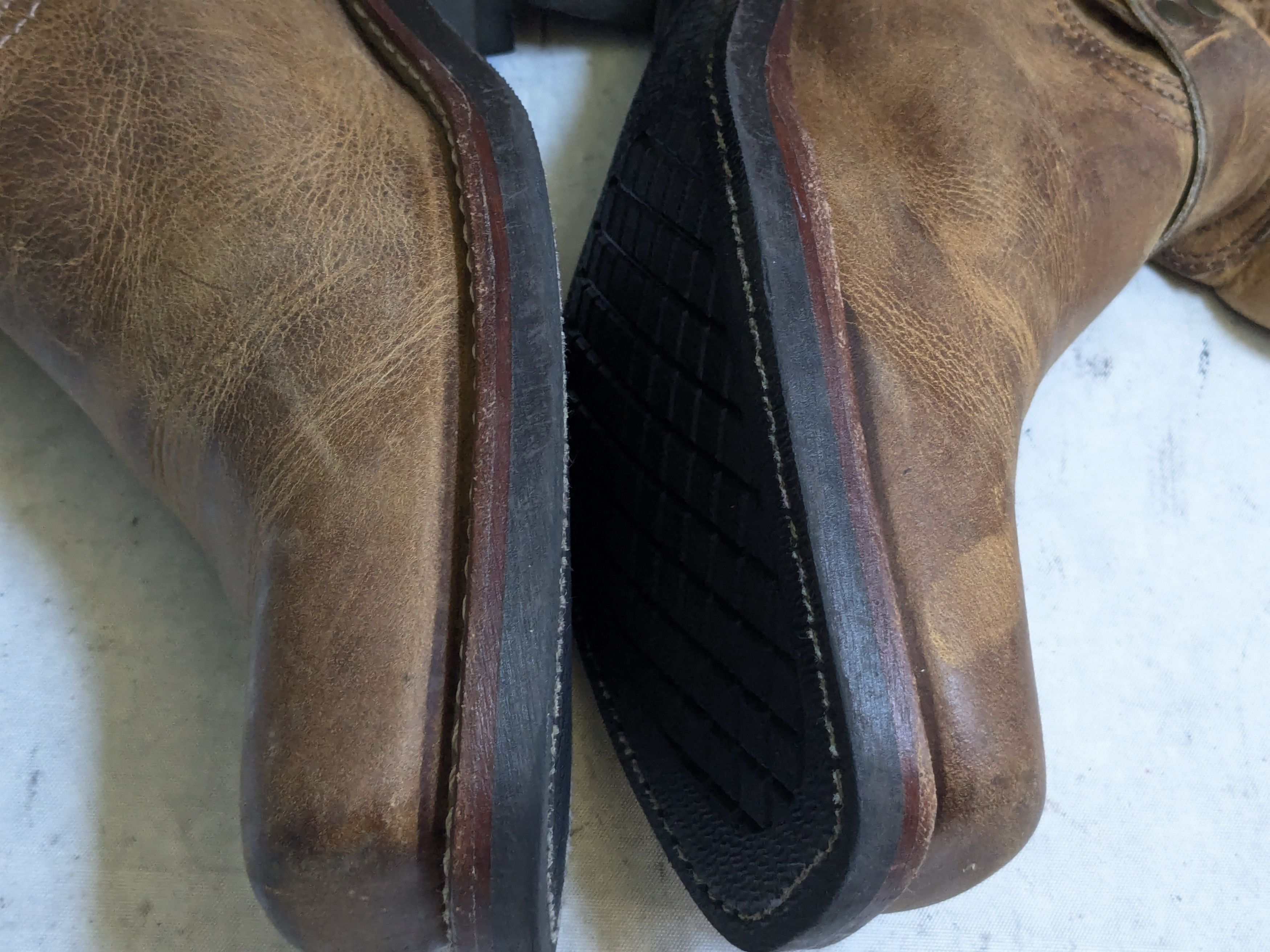 Frye Frye Harness Boots Brown 8 Leather USA Strap Buckle Size US 8 / EU 41 - 9 Thumbnail