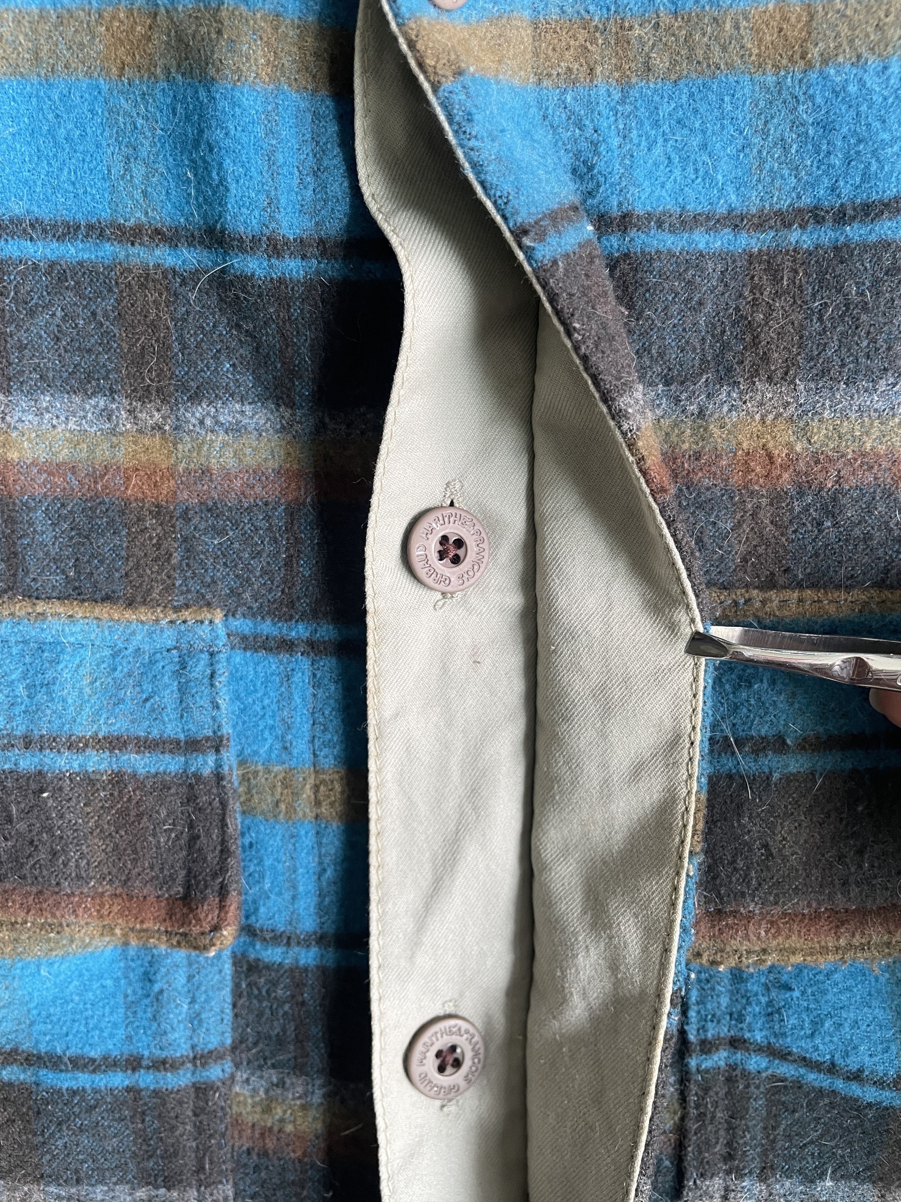 Marithe + Francois Girbaud Marithe + Francois Girbaud Striped Jacket Blue Black Size US M / EU 48-50 / 2 - 4 Thumbnail
