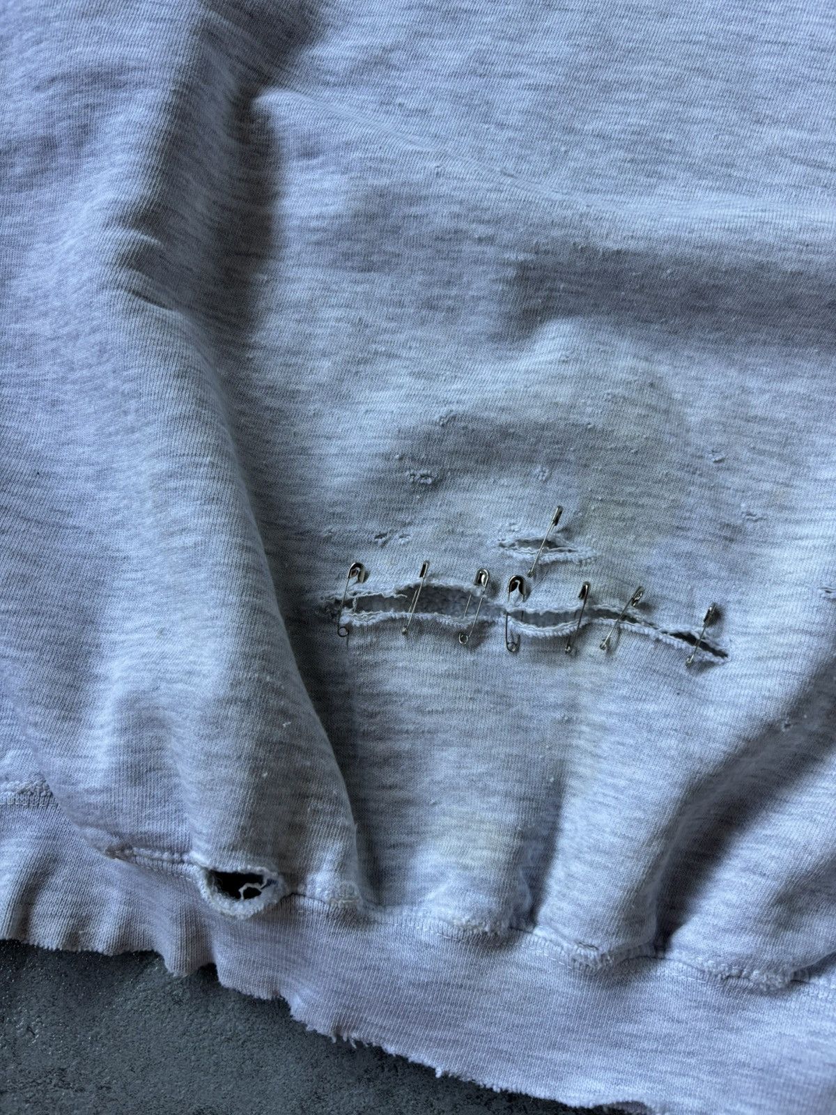 Marlboro Marlboro trash & distressed crewneck Size US L / EU 52-54 / 3 - 4 Thumbnail