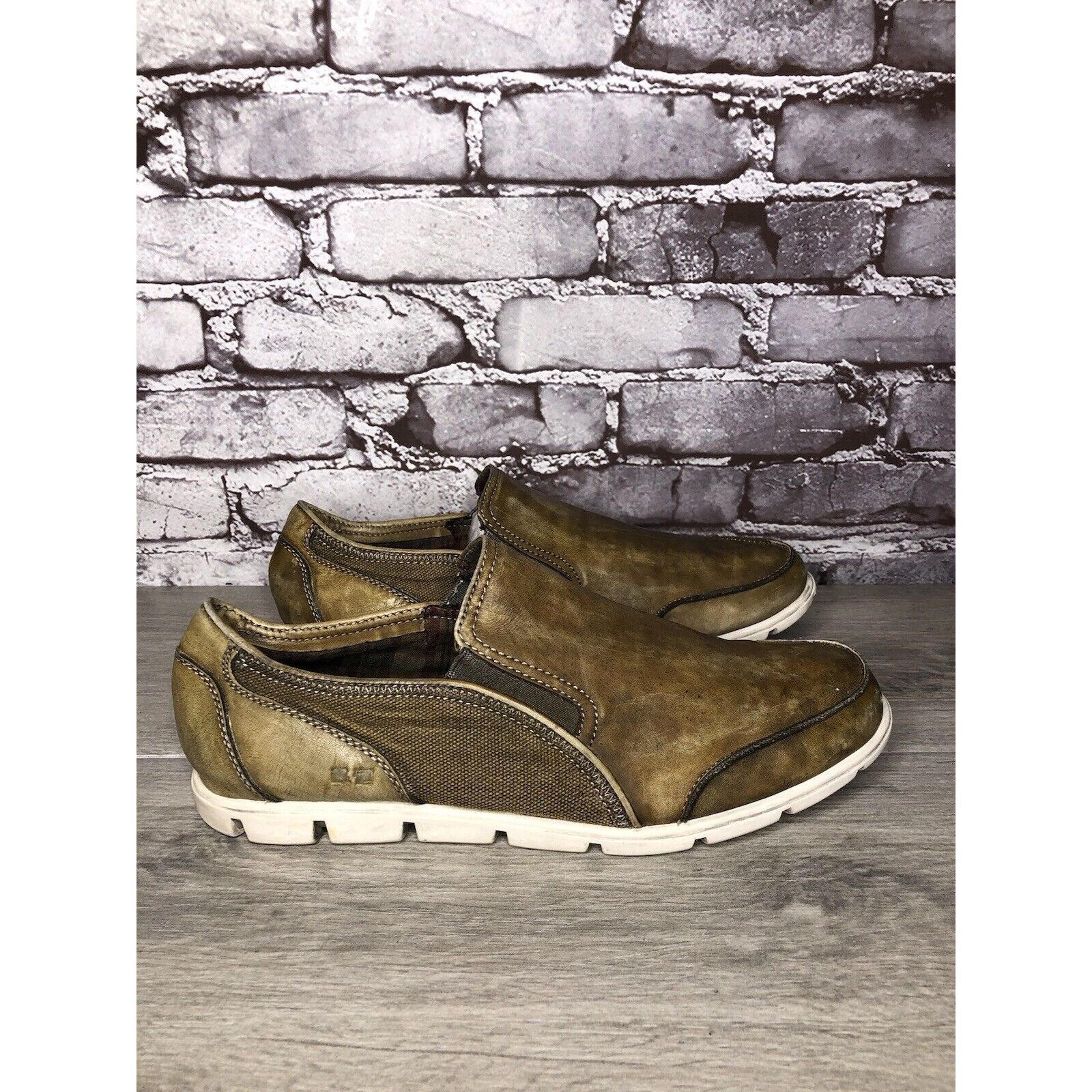 Bed Stu Bed Stu Coaster Brown Leather Slip On Loafers Casual Shoes M Size US 10 / EU 43 - 9 Thumbnail