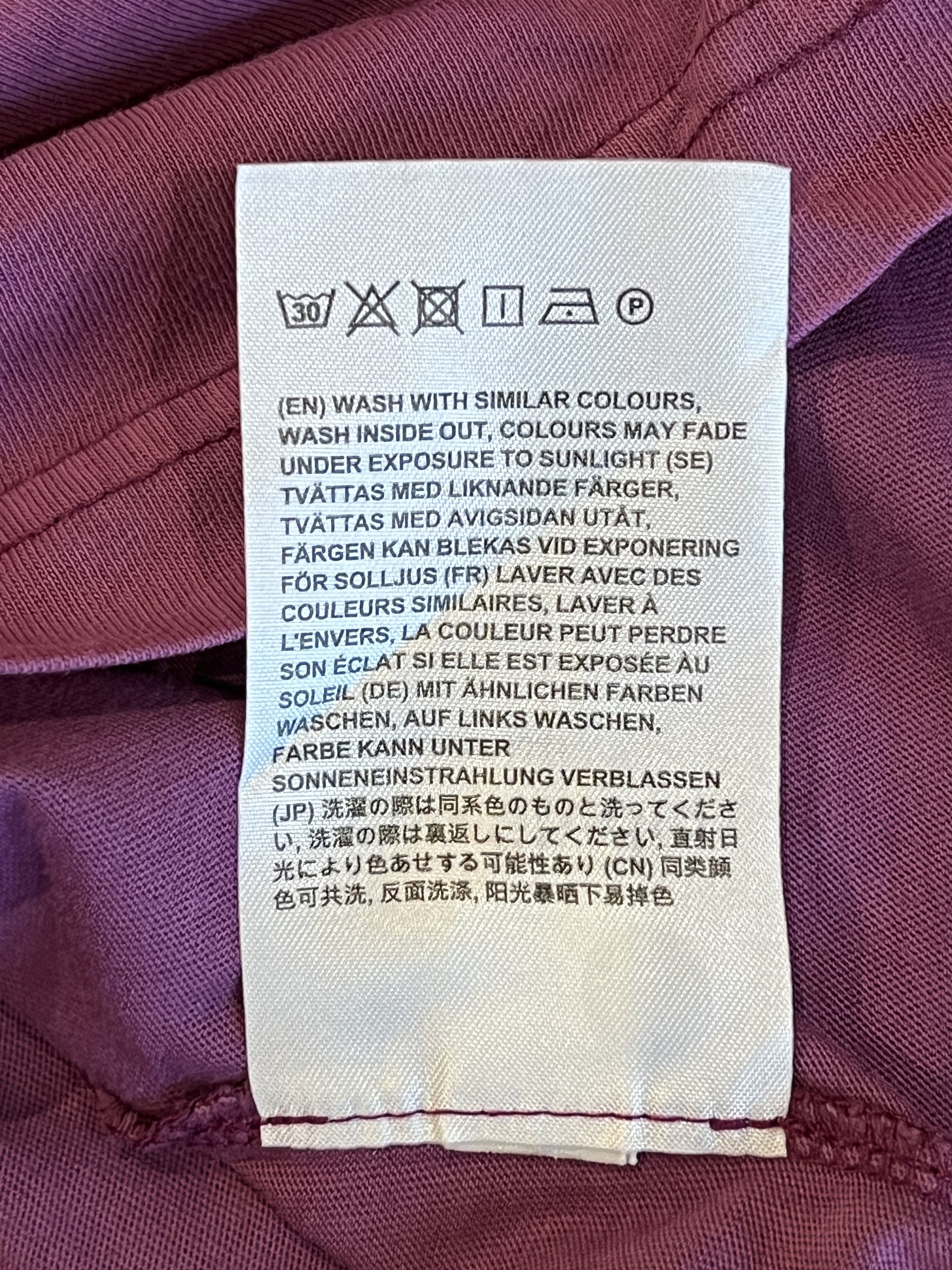 Acne Studios 💚 Acne Studios Embroidered Burgundy T-Shirt Large NEW Size US L / EU 52-54 / 3 - 14 Thumbnail