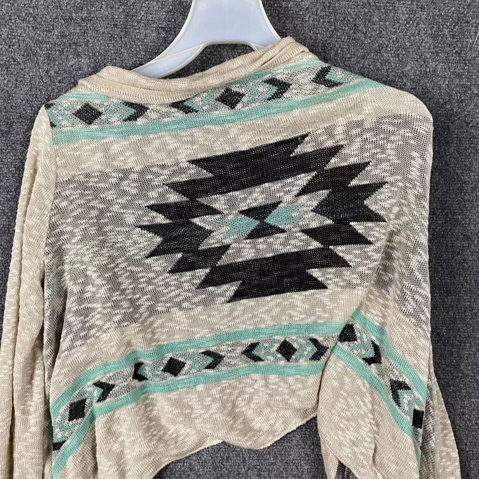 Other Full Tilt Cardigan Women's Medium Aztec Sweater 100% Acrylic Size M / US 6-8 / IT 42-44 - 7 Thumbnail