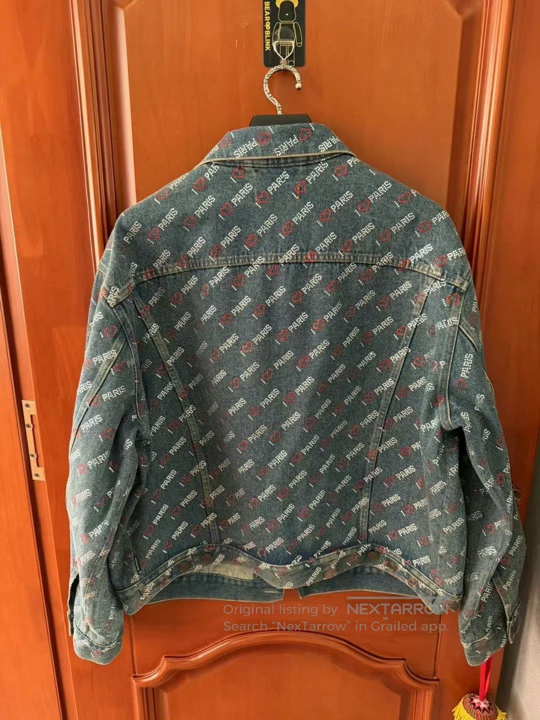Balenciaga balenciaga logo printed denim jacket. Size US M / EU 48-50 / 2 - 2 Thumbnail