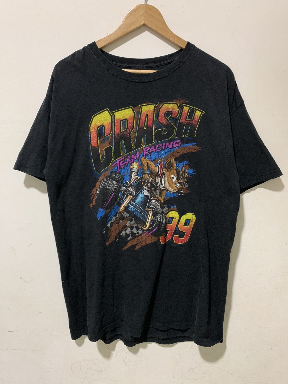 Japanese Brand Crash Team Racing Bandicoot Game Tee Size US XL / EU 56 / 4 - 4 Thumbnail