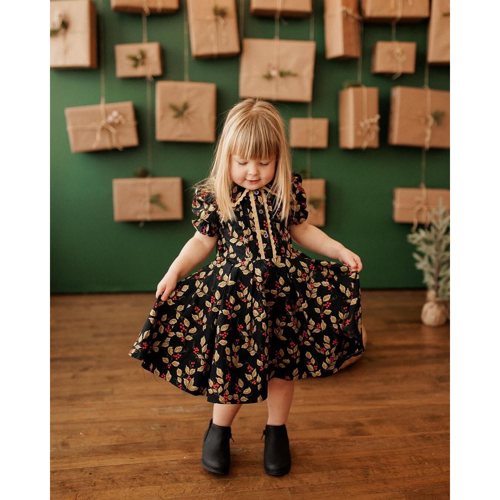 Other Ivy City Co Girls Holiday Christmas Mini Sophia Dress 6/7T Size 28" / US 6 / IT 42 - 1 Thumbnail
