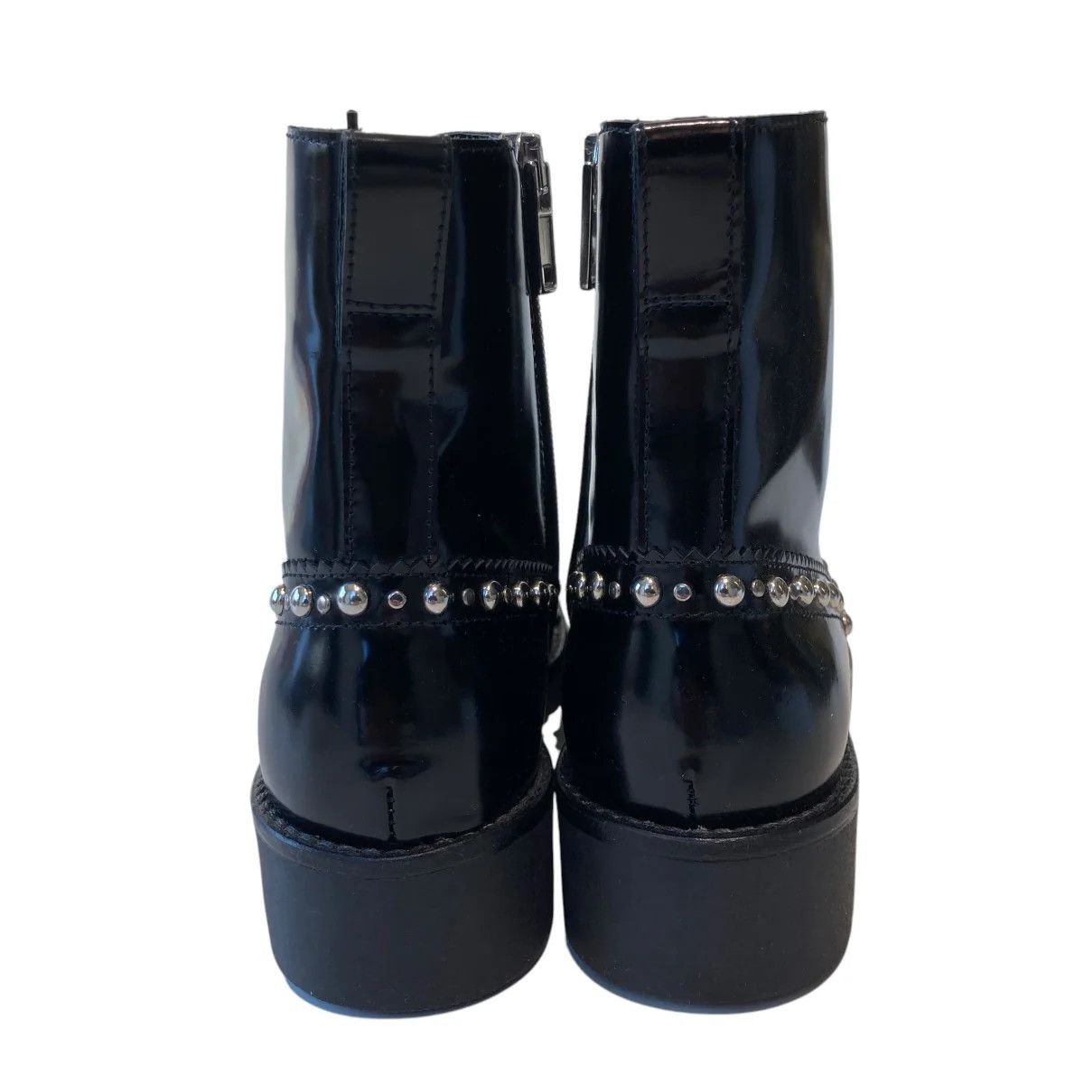 Alexander McQueen × MCQ Studded Leather Combat Boots Size US 5 / IT 35 - 4 Thumbnail