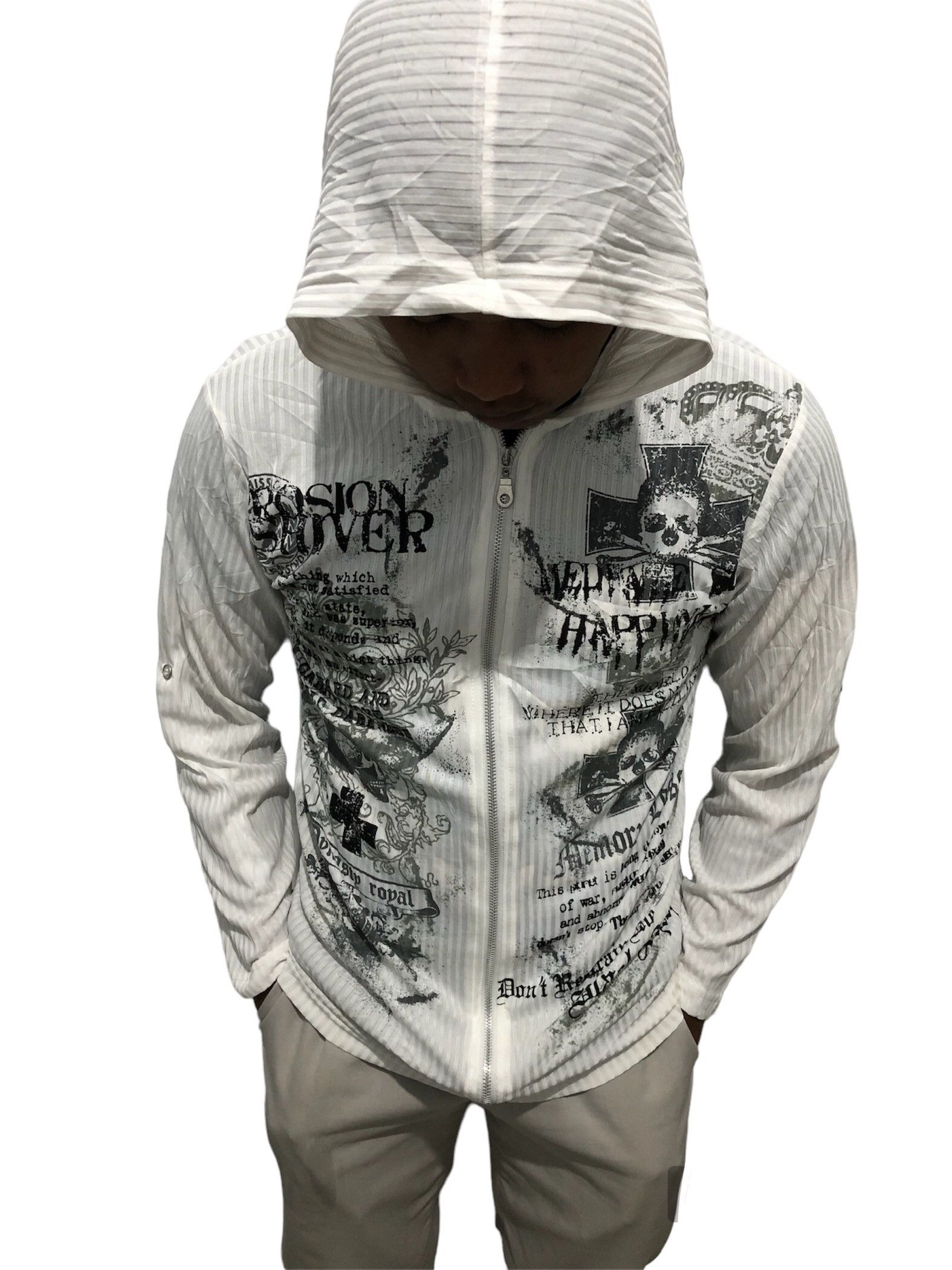 Beauty Beast Y2k Beaumere Punk Poem Longsleeve hoodie Size US M / EU 48-50 / 2 - 2 Thumbnail