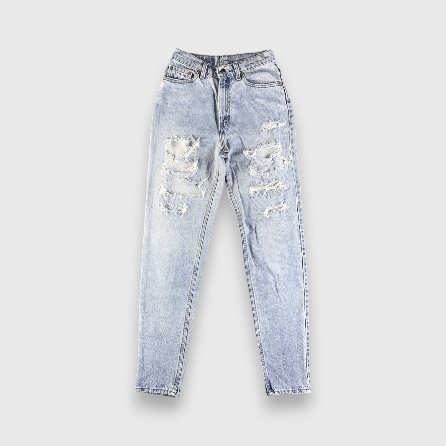 Levi's 90s Vintage Light Wash Levis 512 Jeans-J3503 Size 28" / US 6 / IT 42 - 1 Thumbnail