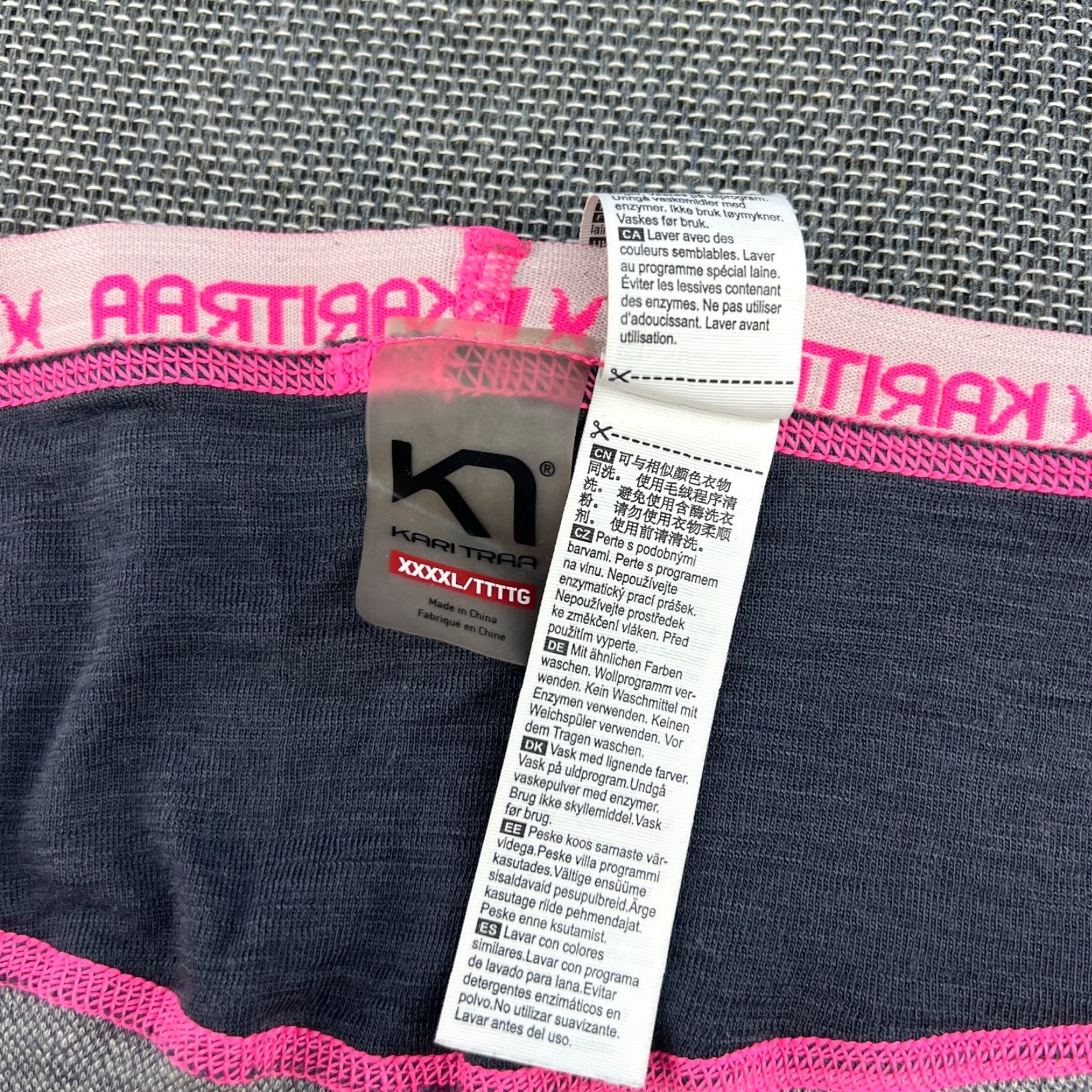 Vintage Kari Traa Merino Wool Blend Womens Base Layer Pants 4XL Outdoor Ski Sport Hiking Gray Knit Moisture Wicking Lightweight Athletic Pull On Regular XS? Size 40" / US 18 - 5 Thumbnail