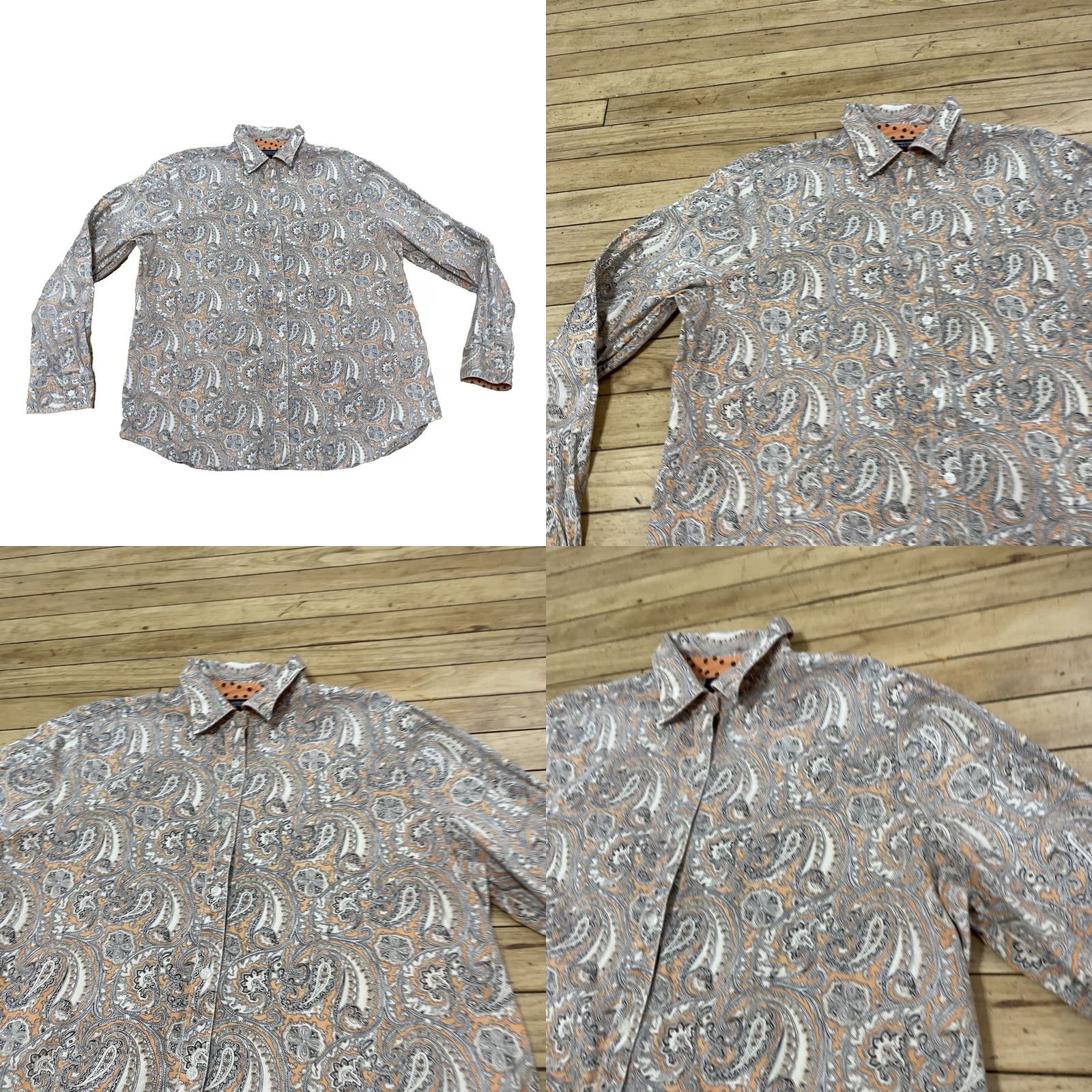 Jones New York Jones New York Signature Paisley Shirt Women L Western Pink Floral Button-Up Top Size M / US 6-8 / IT 42-44 - 9 Thumbnail