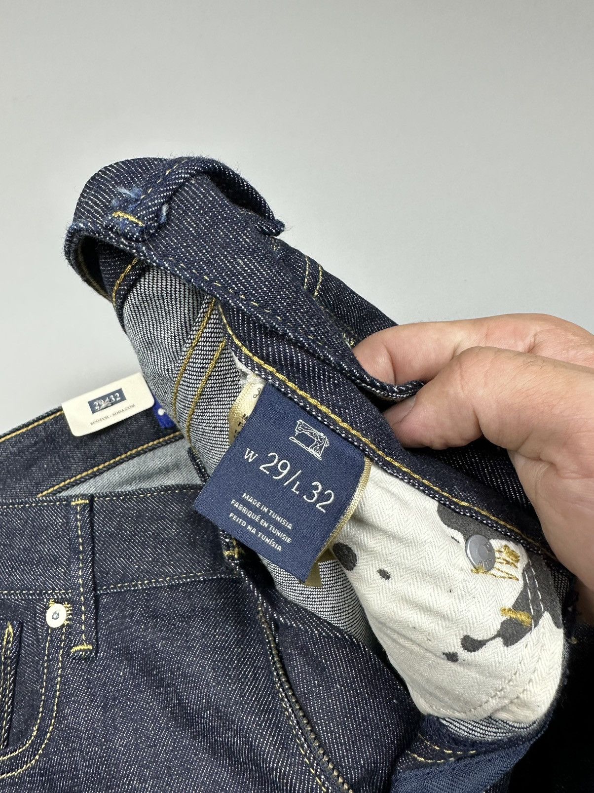 Scotch & Soda Scotch&Soda Solid Skinny Blue Jeans Ralston Size US 29 - 7 Thumbnail