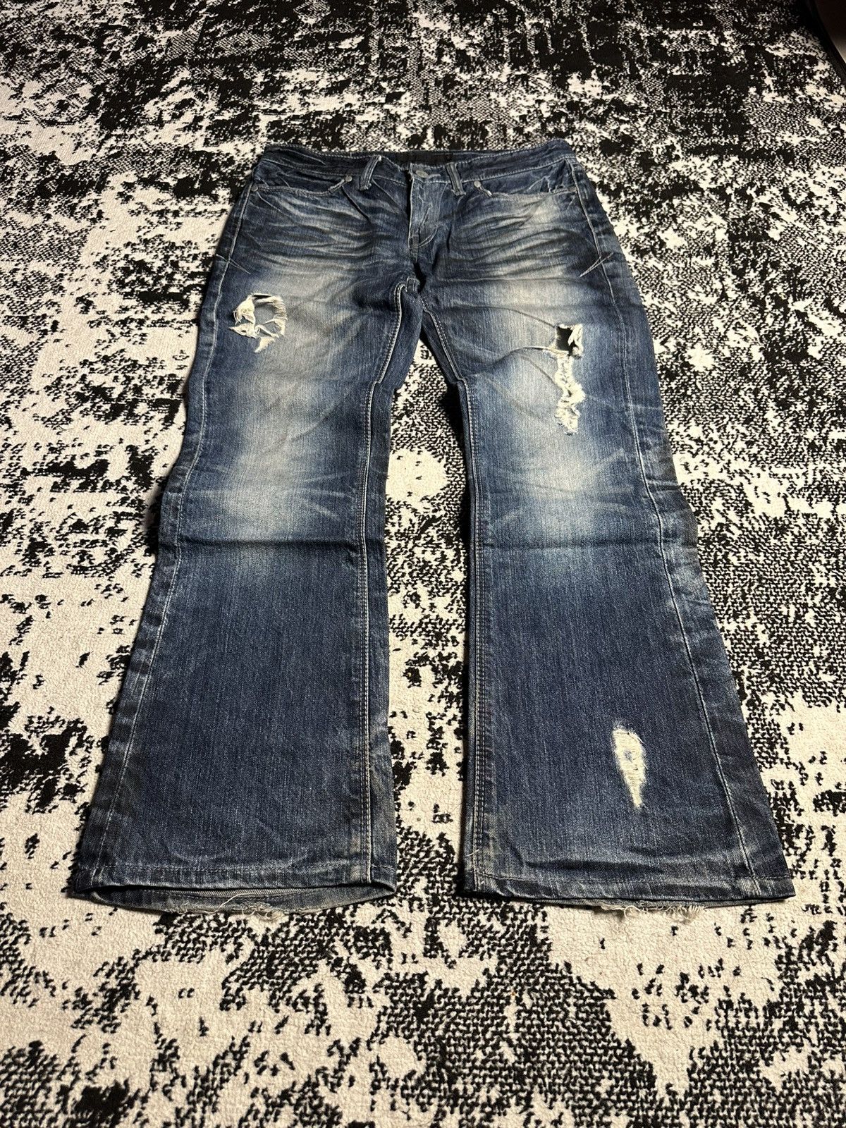 Number (N)ine × Undercover FUGA Whiskered Faded Punk Y2K Lgb Style 