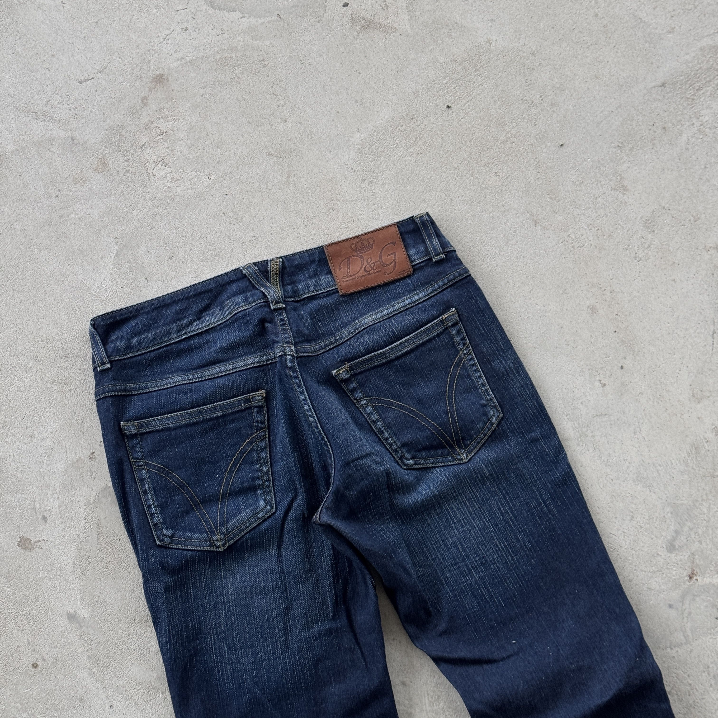Dolce & Gabbana Vintage Dolce & Gabanna Bootcut Flared Denim Pants Size 27" / US 4 / IT 40 - 4 Thumbnail