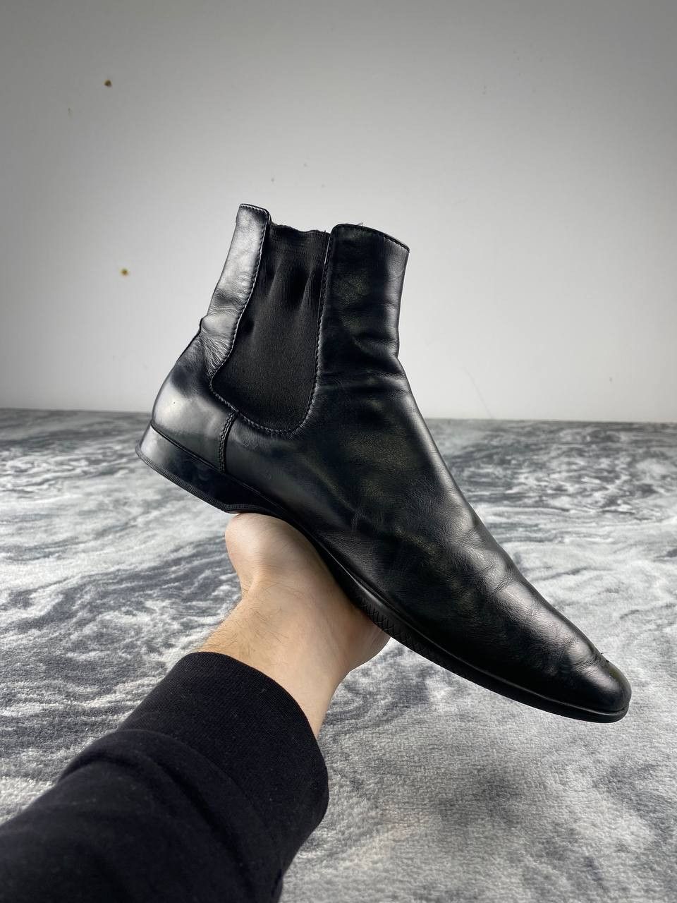 Prada Prada Sport Leather Chelsea Boots Men Size 6.5 Black Size US 7.5 / EU 40-41 - 12 Thumbnail