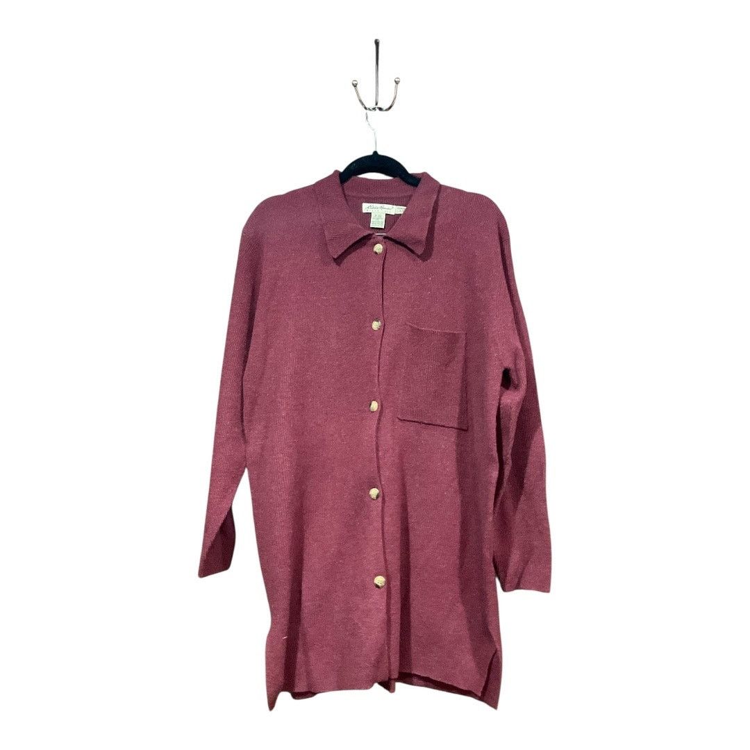Eddie Bauer Eddie Bauer Sweater Woman Large Maroon 100% lambs wool Size L / US 10 / IT 46 - 1 Thumbnail