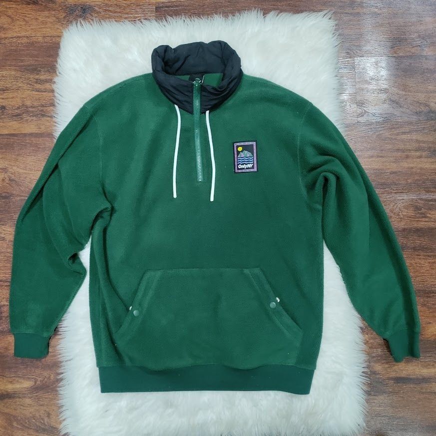 Only NY Vintage Only NY Mens M Long Sleeve Kangaroo Pocket Fleece Pu Size US M / EU 48-50 / 2 - 1 Thumbnail