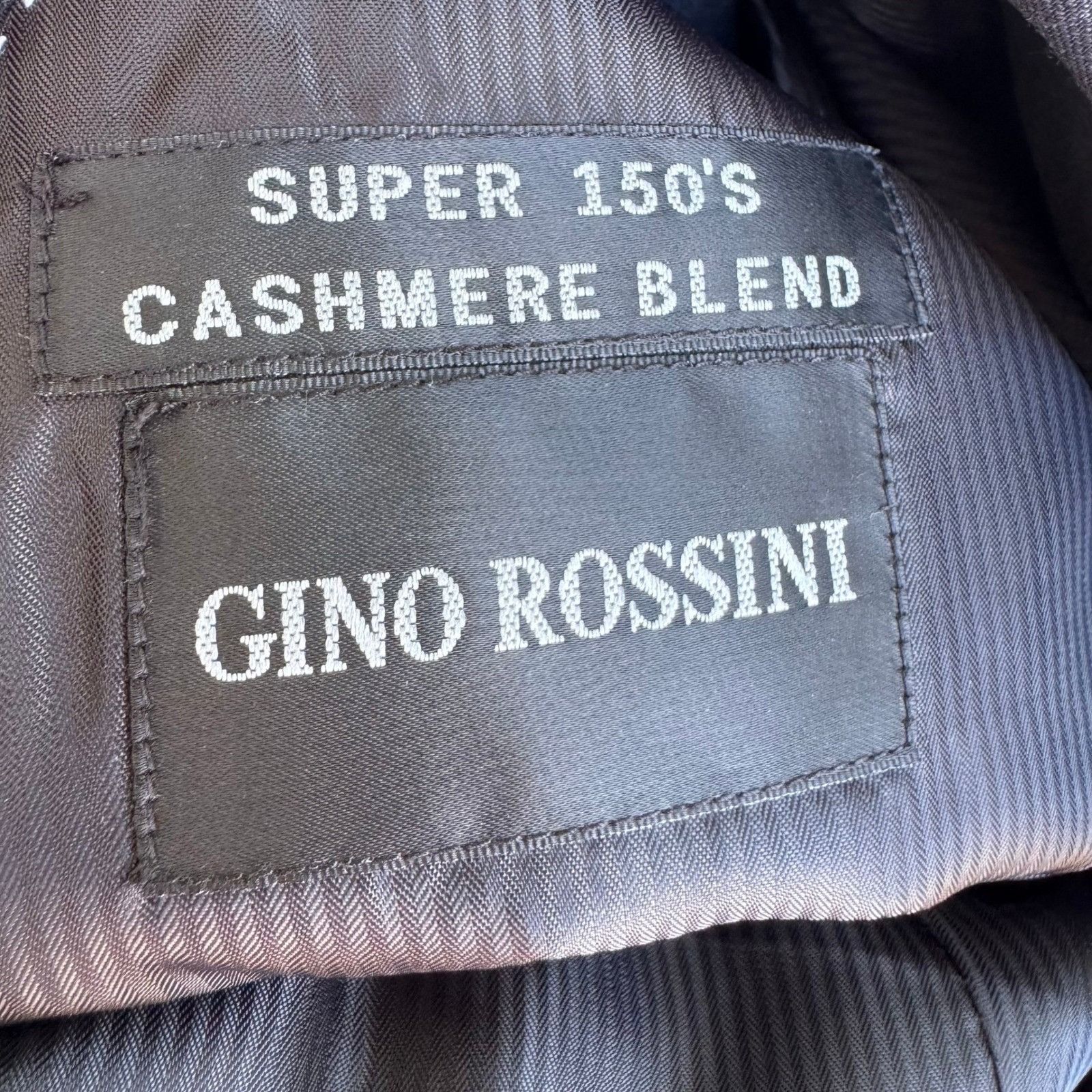 Other Gino Rossini Mens Super 150s Cashmere Blend Blazer Jacket Ch Size 36S - 2 Thumbnail