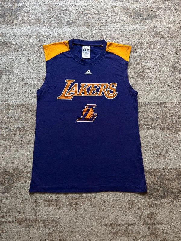 NBA Adidas x Lakers Kobe Bryant NBA 2008 Y2K Top Tank Rare Sz S Size US S / EU 44-46 / 1 - 2 Thumbnail
