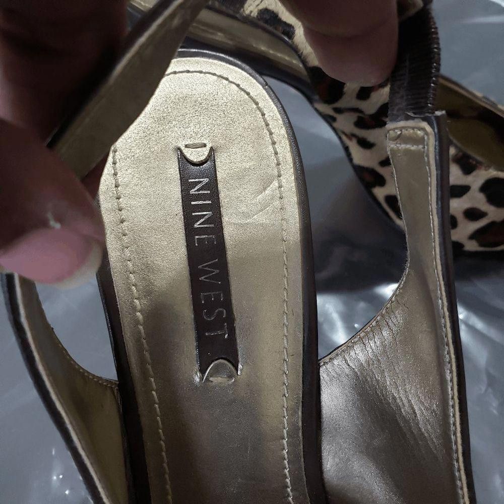 Nine West CT1615 Ladies Cheeta Print Nine West Heels 3.5" size 9.5 Size US 9.5 / IT 39.5 - 7 Thumbnail