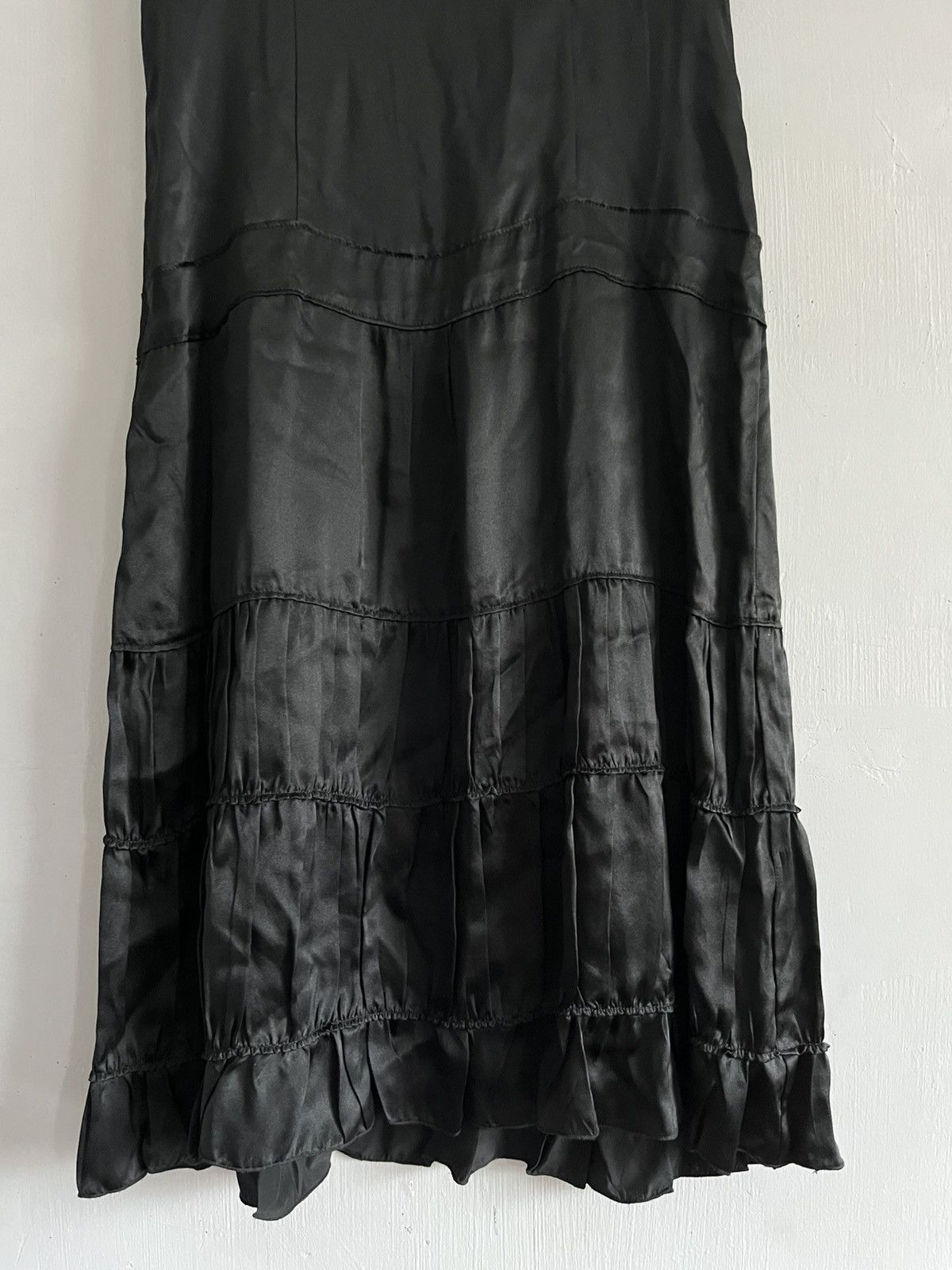 Miu Miu FW06 Miu Miu Pleated Tiered Silk Dress Size XS / US 0-2 / IT 36-38 - 7 Thumbnail