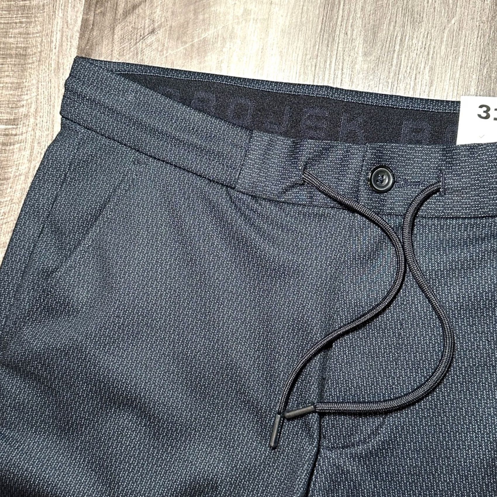 Vintage Projek Raw Bungee Flex Classic Fit Navy Trouser Pants - 31 Men Chino 30in Inseam Navy Blue Brand: Projek Raw (NWT) Size US 31 - 6 Thumbnail