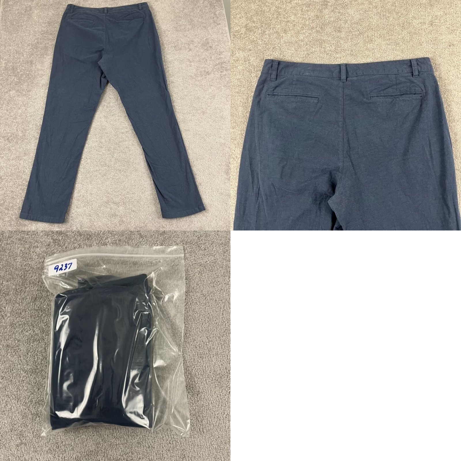 Bonobos BONOBOS Pants Mens 35 x 32 Athletic Fit Chino Blue 5-Pocket Casual Travel Golf Work Shirt? Size US 35 - 8 Thumbnail