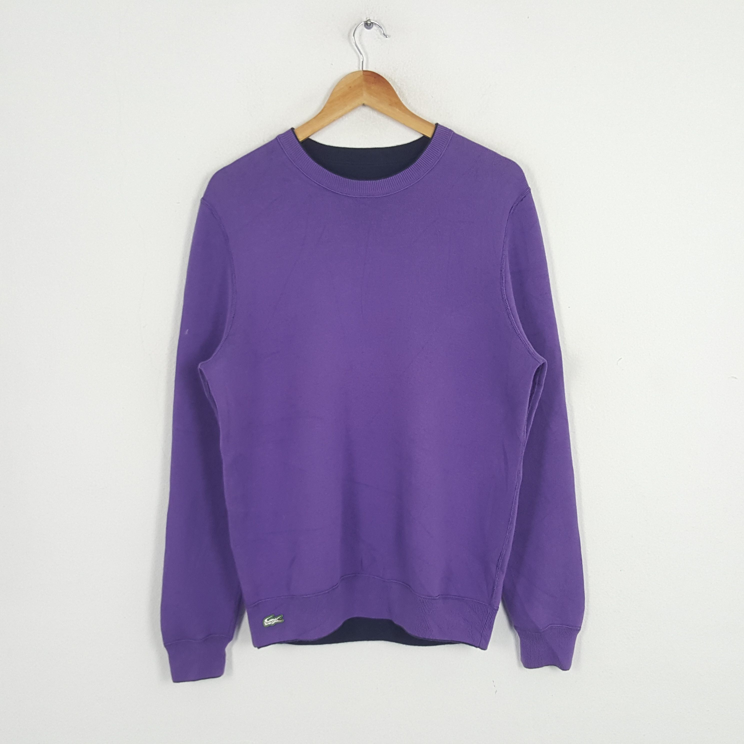 Lacoste × Vintage Vintage Lacoste Italian Brand Reversible Sweatshirts Size US M / EU 48-50 / 2 - 3 Thumbnail