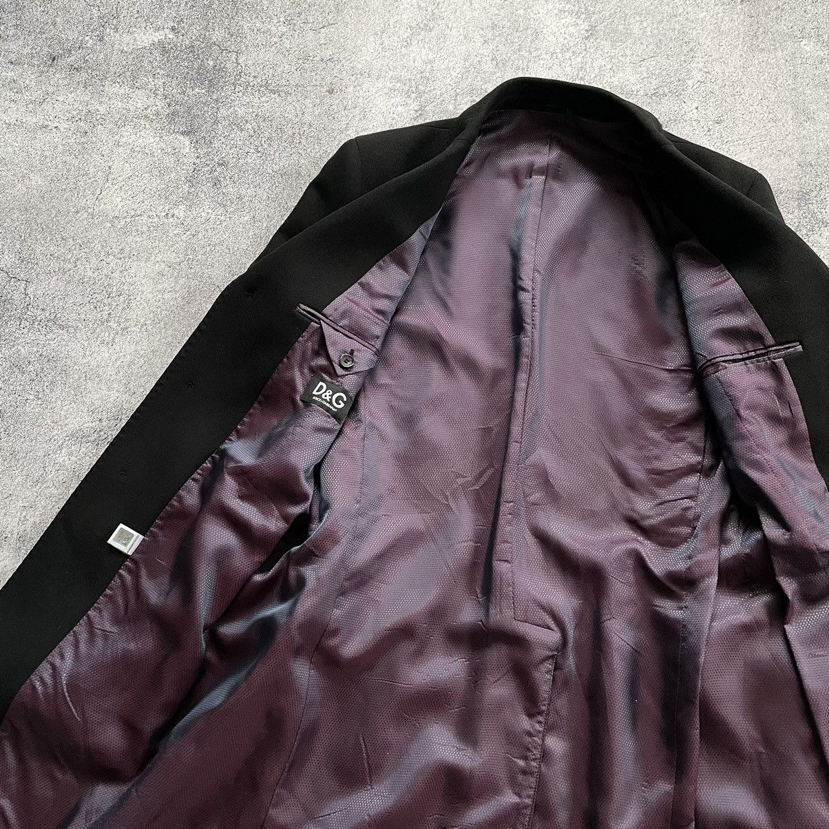 Dolce & Gabbana Dolce Gabbana Black Wool Coat Women Size S / US 4 / IT 40 - 9 Thumbnail