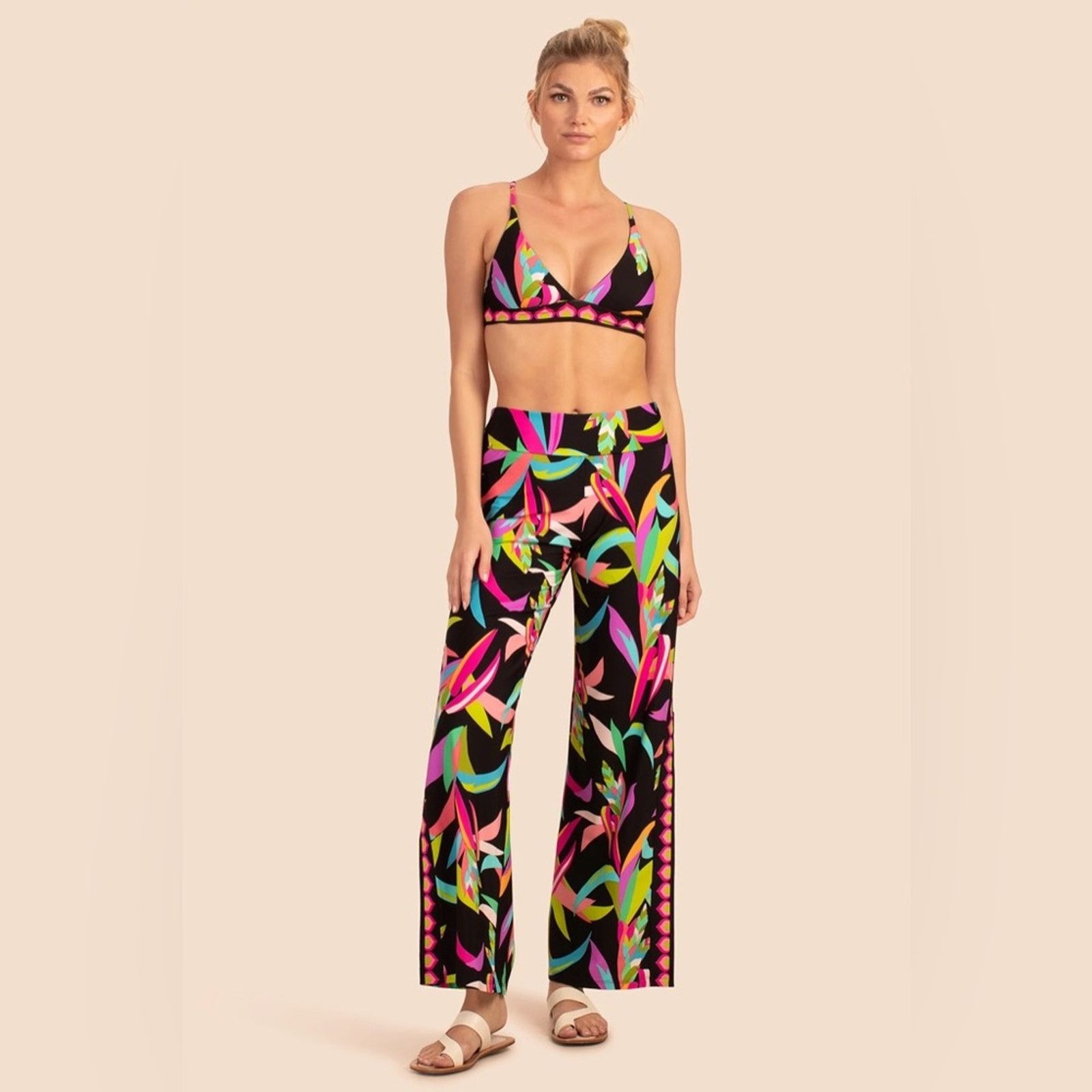 Trina Turk 🎉LAST PIECE🎉TRINA TURK Birds Of Paradise Cover-Up Pants Size 30" / US 8 / IT 44 - 8 Thumbnail