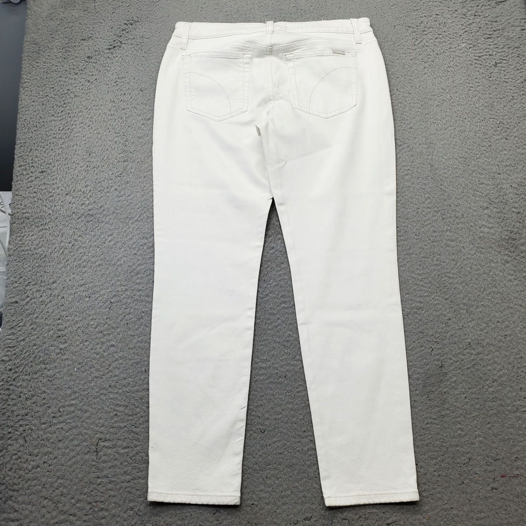 Vintage Joe's Jeans Womens 30 White Denim Americana Straight Leg Streetwear Jeans Size 30" / US 8 / IT 44 - 2 Thumbnail