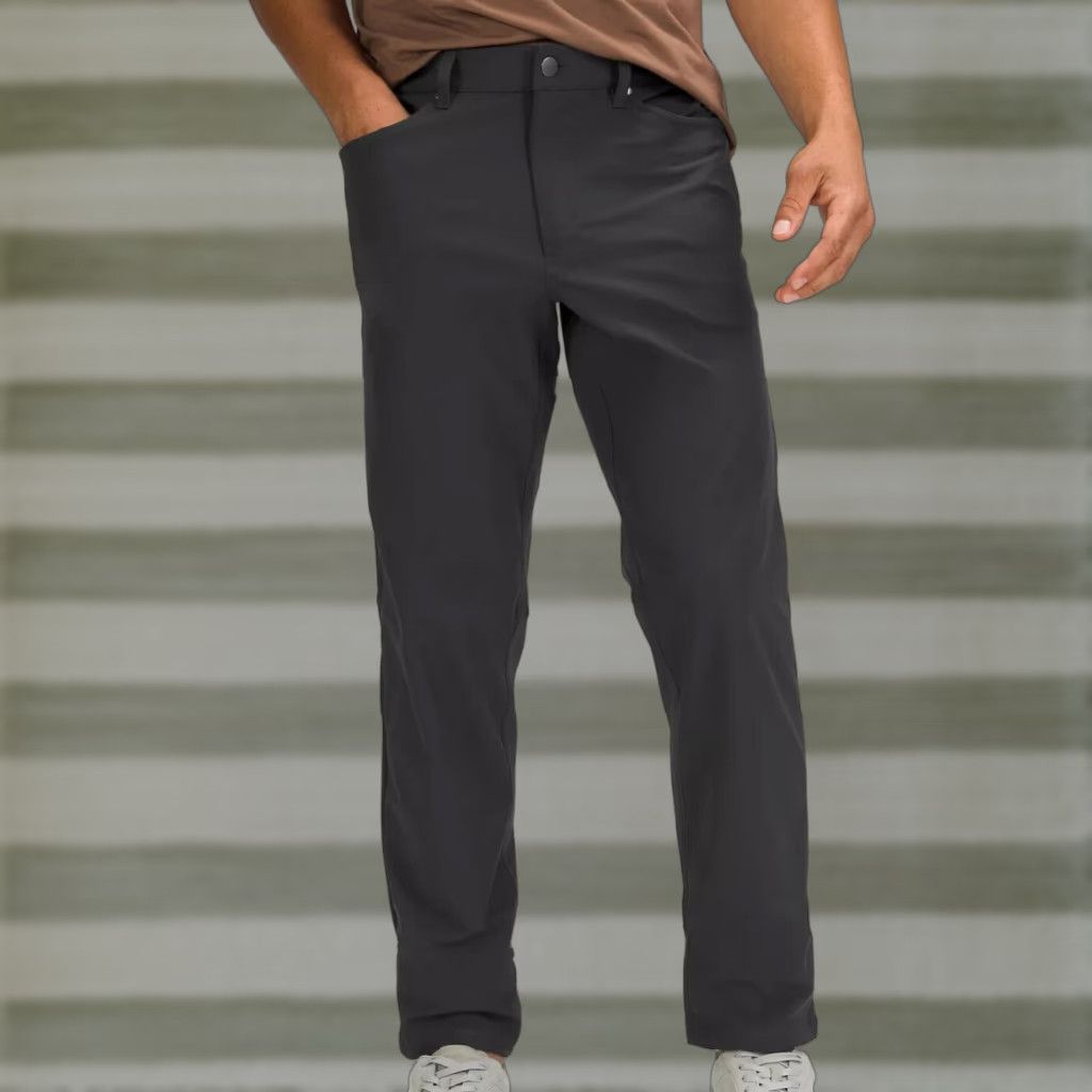 Lululemon Lululemon Men's ABC Pants Classic LM5A87S Obsidian 32x28 Pants City Preppy Straight Inseam 28 in Trousers) Size US 32 / EU 48 - 1 Thumbnail