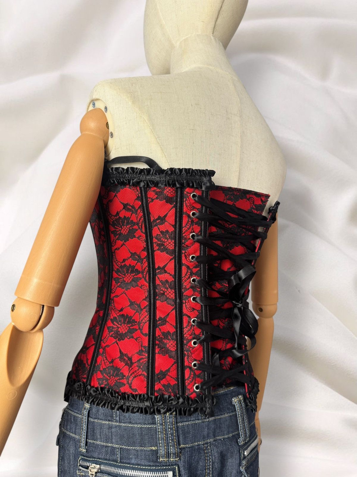 Hysteric Glamour Y2K Romantic Super Sexy Lace Details Corset Top Size M / US 6-8 / IT 42-44 - 9 Thumbnail
