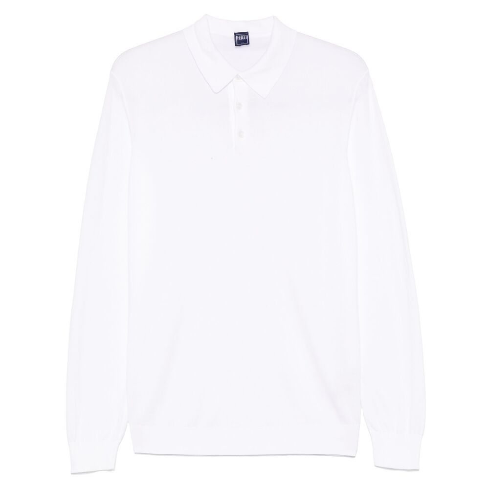 Fedeli Fedeli WHITE Polo Shirts Size US XXL / EU 58 / 5 - 1 Thumbnail