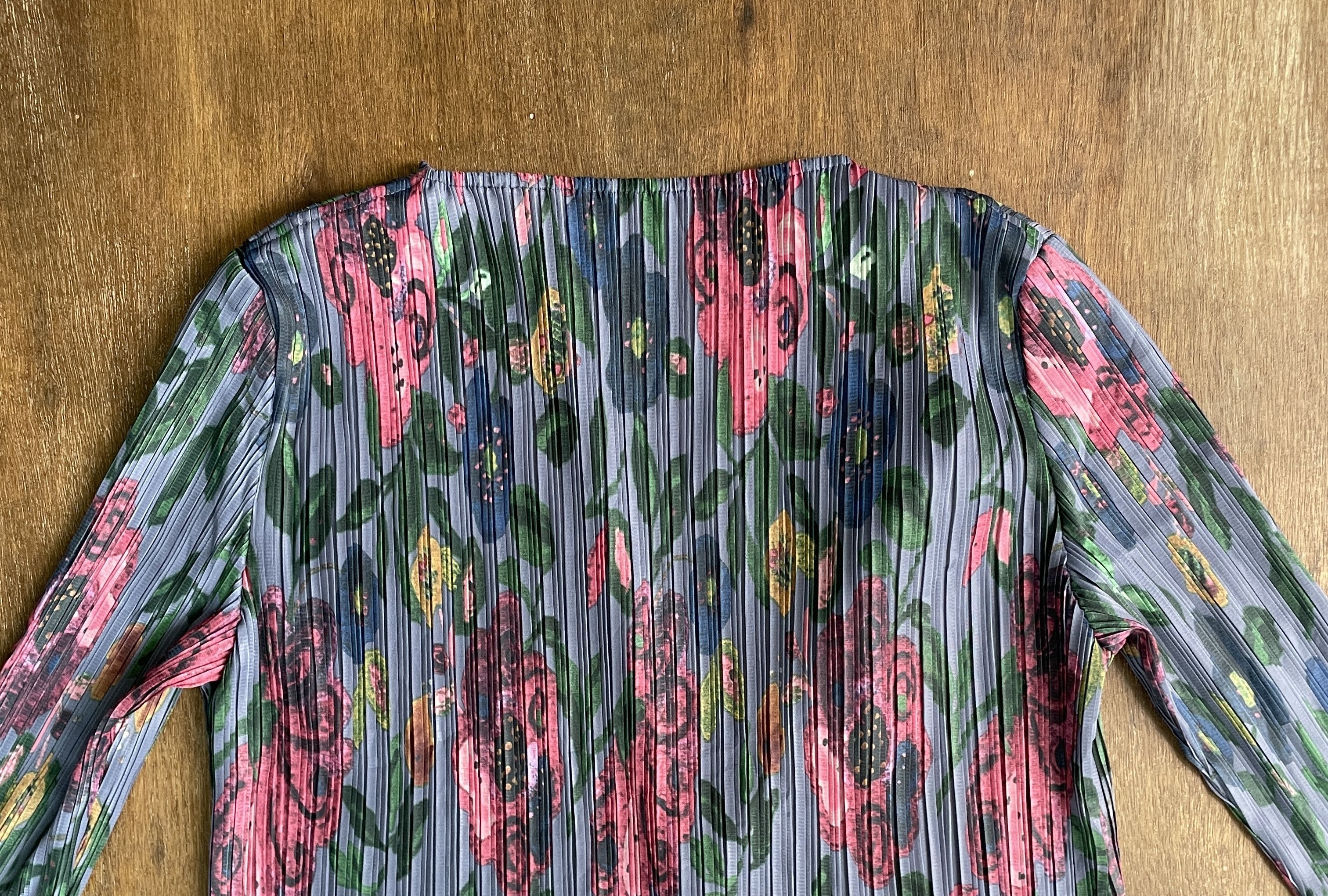 Issey Miyake ISSEY MIYAKE Vintage Roses Pleats Please Size XS / US 0-2 / IT 36-38 - 7 Thumbnail
