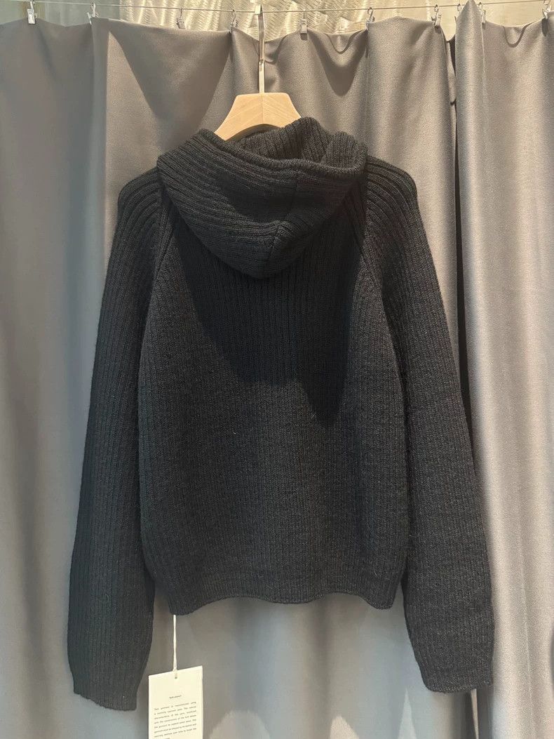 Our Legacy Our Legacy size46 Black woolen hooded sweater Size US S / EU 44-46 / 1 - 2 Thumbnail