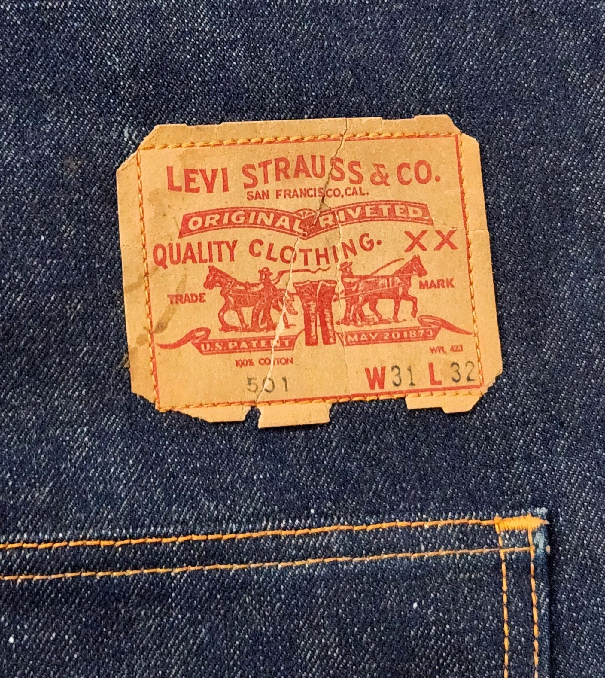 Levi's × Vintage Levi's 501 Now Designs San Francisco Vintage 70s backpack Size ONE SIZE - 4 Thumbnail