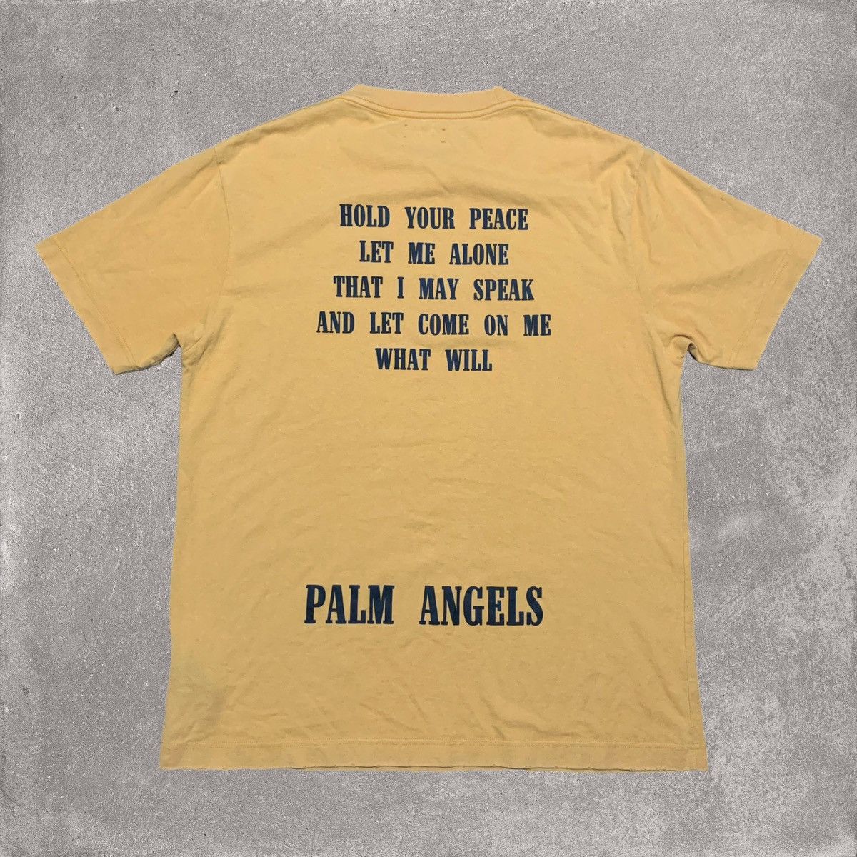 Palm Angels Palm Angels Medium Legalize It Yellow Tee Size US M / EU 48-50 / 2 - 2 Thumbnail
